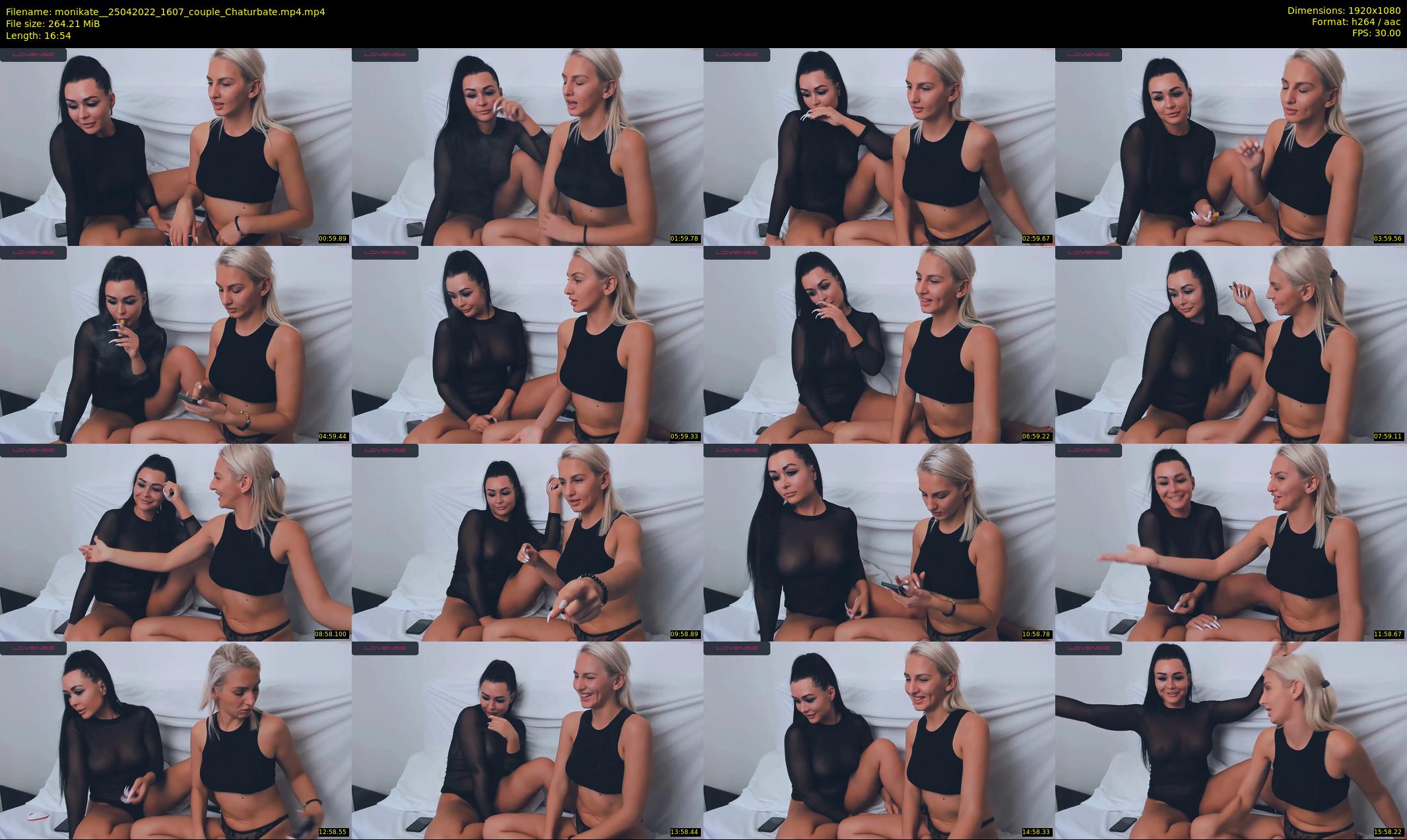 monikate_ — 17 minute Chaturbate couple cam show recording, 1080p, Apr 25, 2022