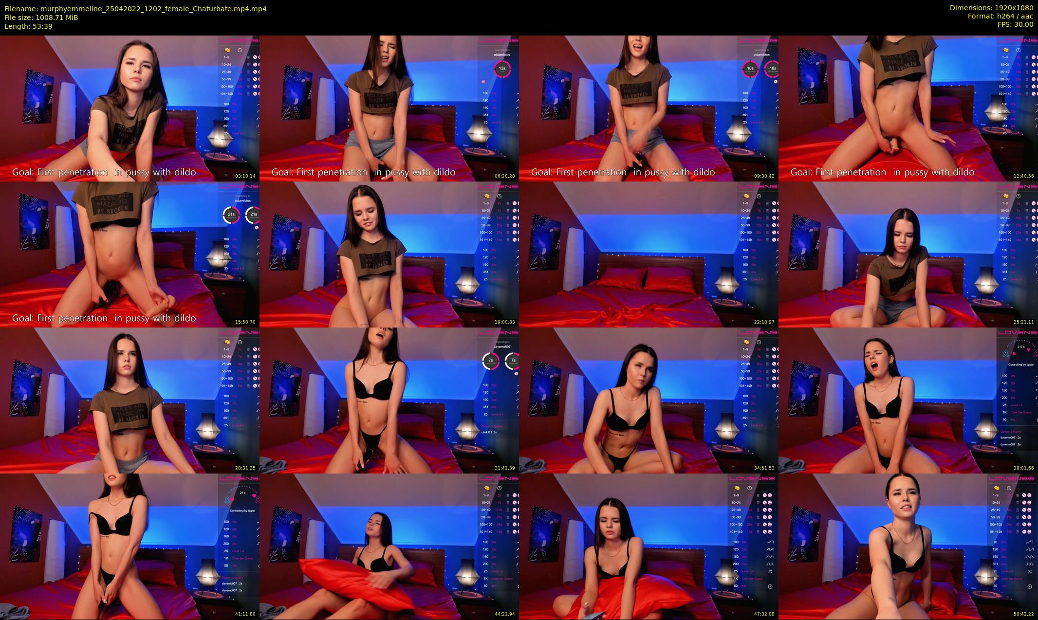 murphyemmeline — 54 minute Chaturbate female cam show recording, 1080p, Apr 25, 2022