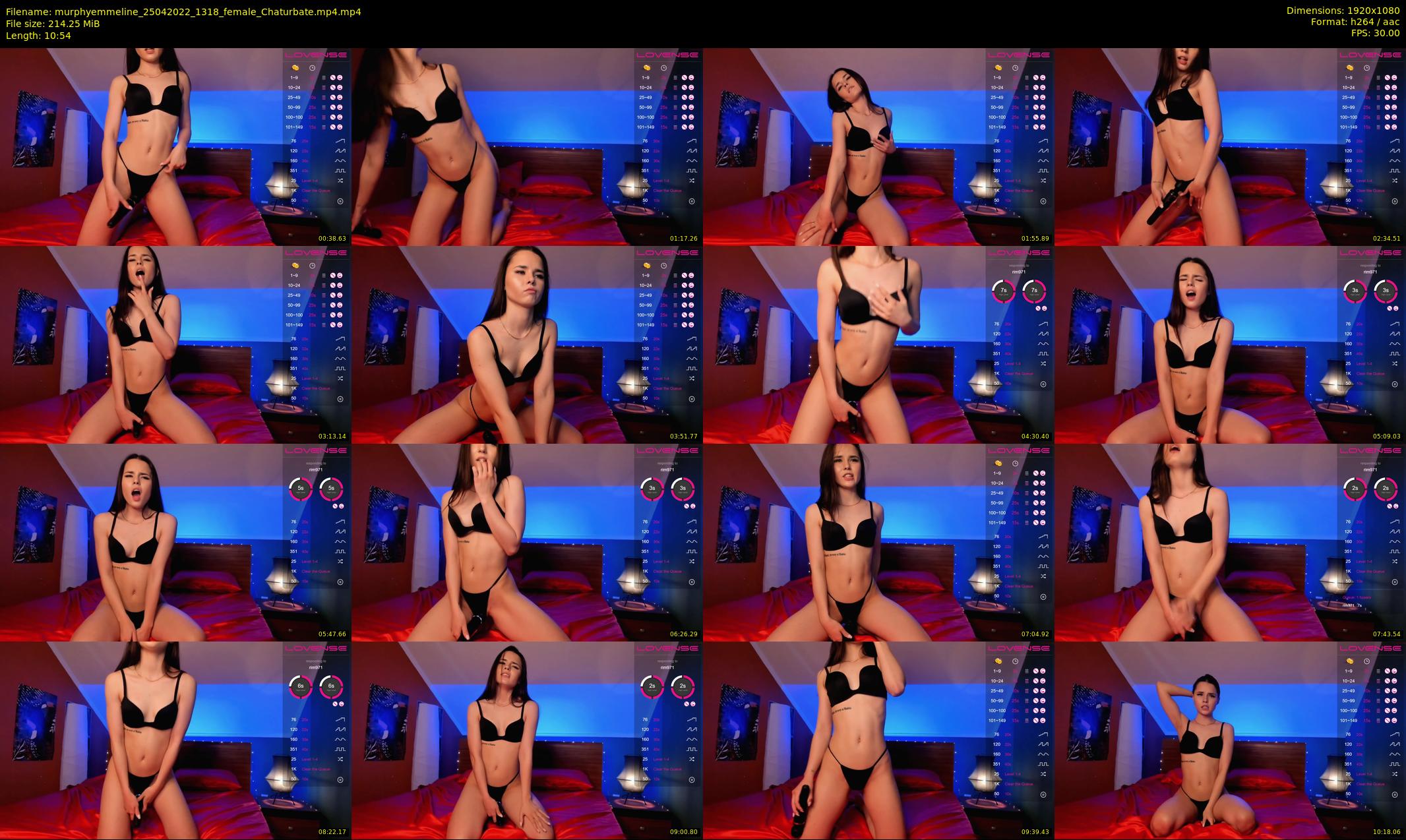 murphyemmeline — 11 minute Chaturbate female cam show recording, 1080p, Apr 25, 2022