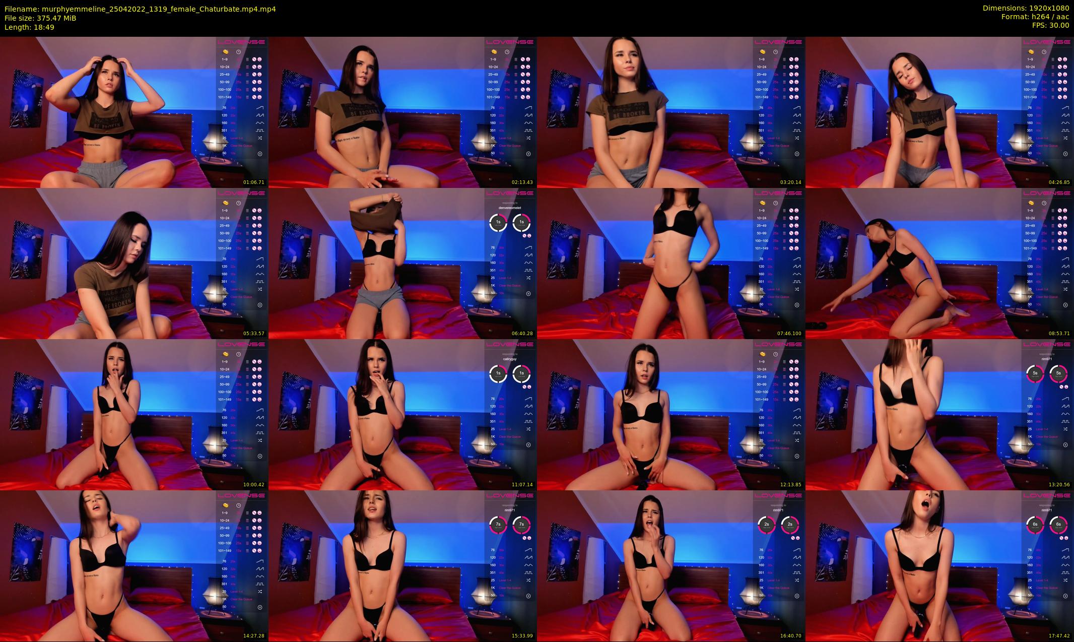 murphyemmeline — 19 minute Chaturbate female cam show recording, 1080p, Apr 25, 2022