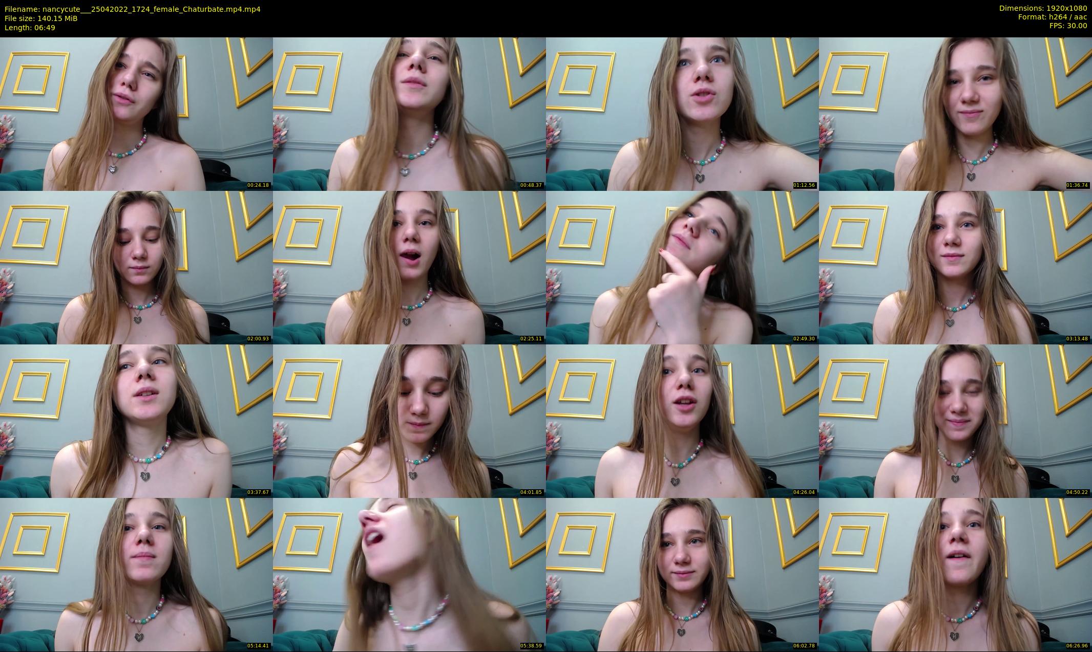 nancycute__ — 7 minute Chaturbate female cam show recording, 1080p, Apr 25, 2022