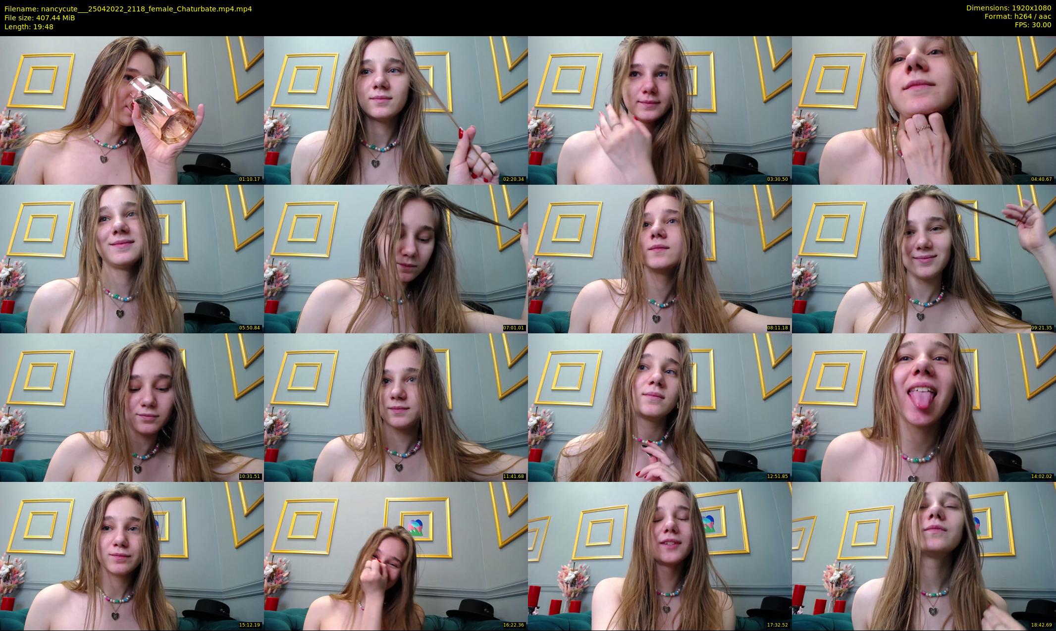 nancycute__ — 20 minute Chaturbate female cam show recording, 1080p, Apr 25, 2022