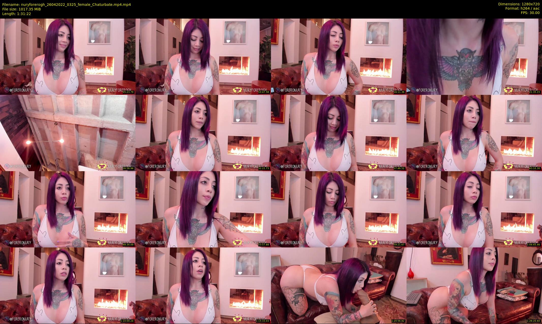 nuryforerogh — 92 minute Chaturbate female cam show recording, 720p, Apr 26, 2022