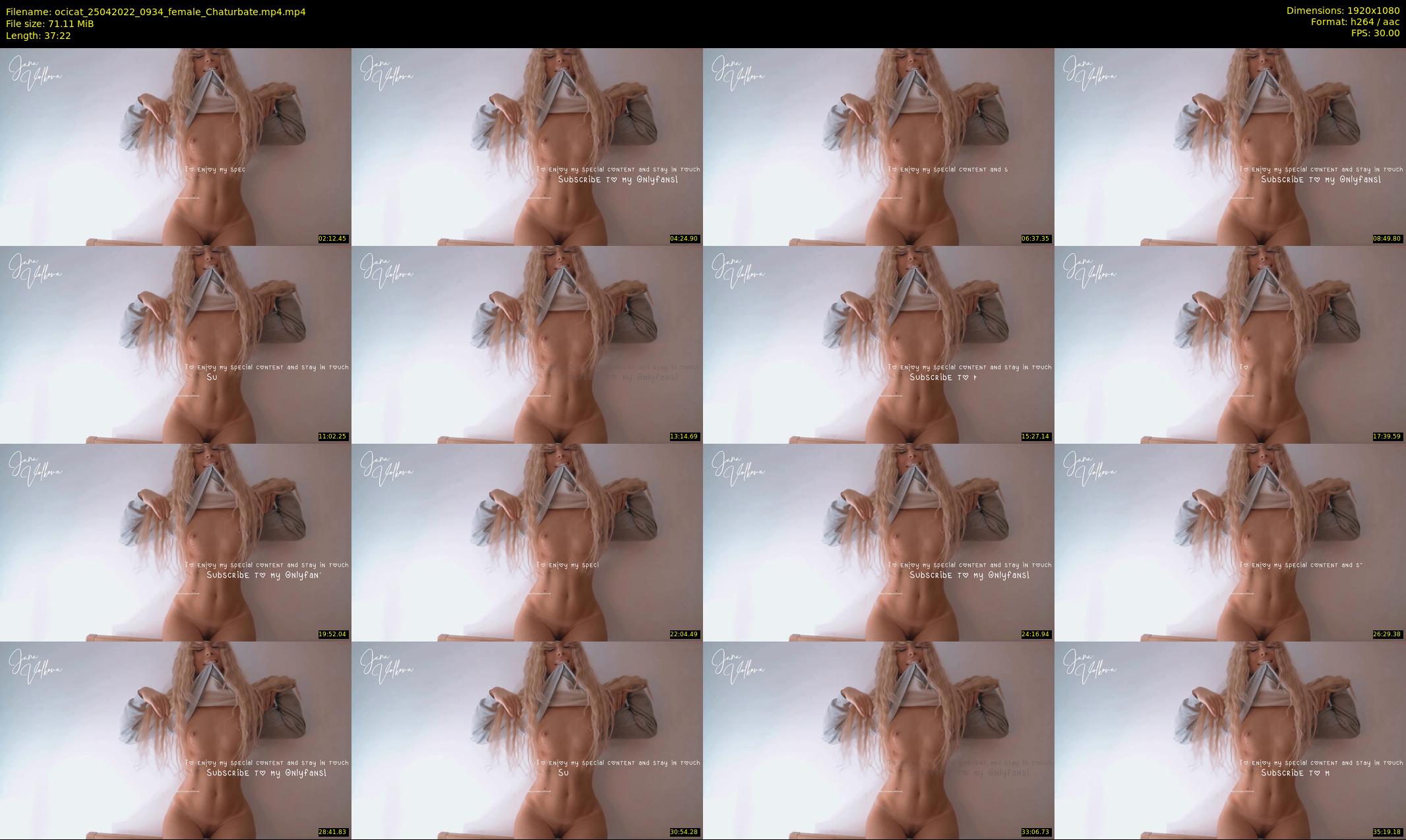 ocicat — 38 minute Chaturbate female cam show recording, 1080p, Apr 25, 2022