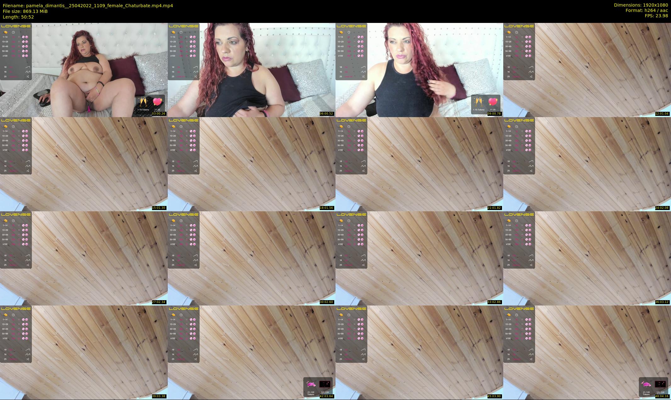 pamela_dimantis_ — 51 minute Chaturbate female cam show recording, 1080p, Apr 25, 2022