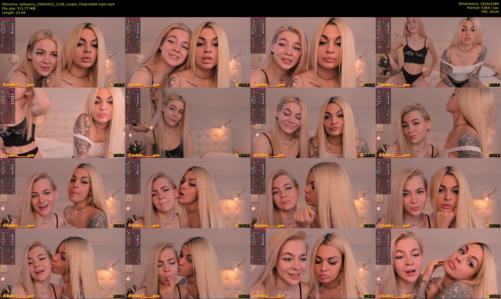 sallysarry — 24 minute Chaturbate couple cam show recording, 1080p, Apr 25, 2022