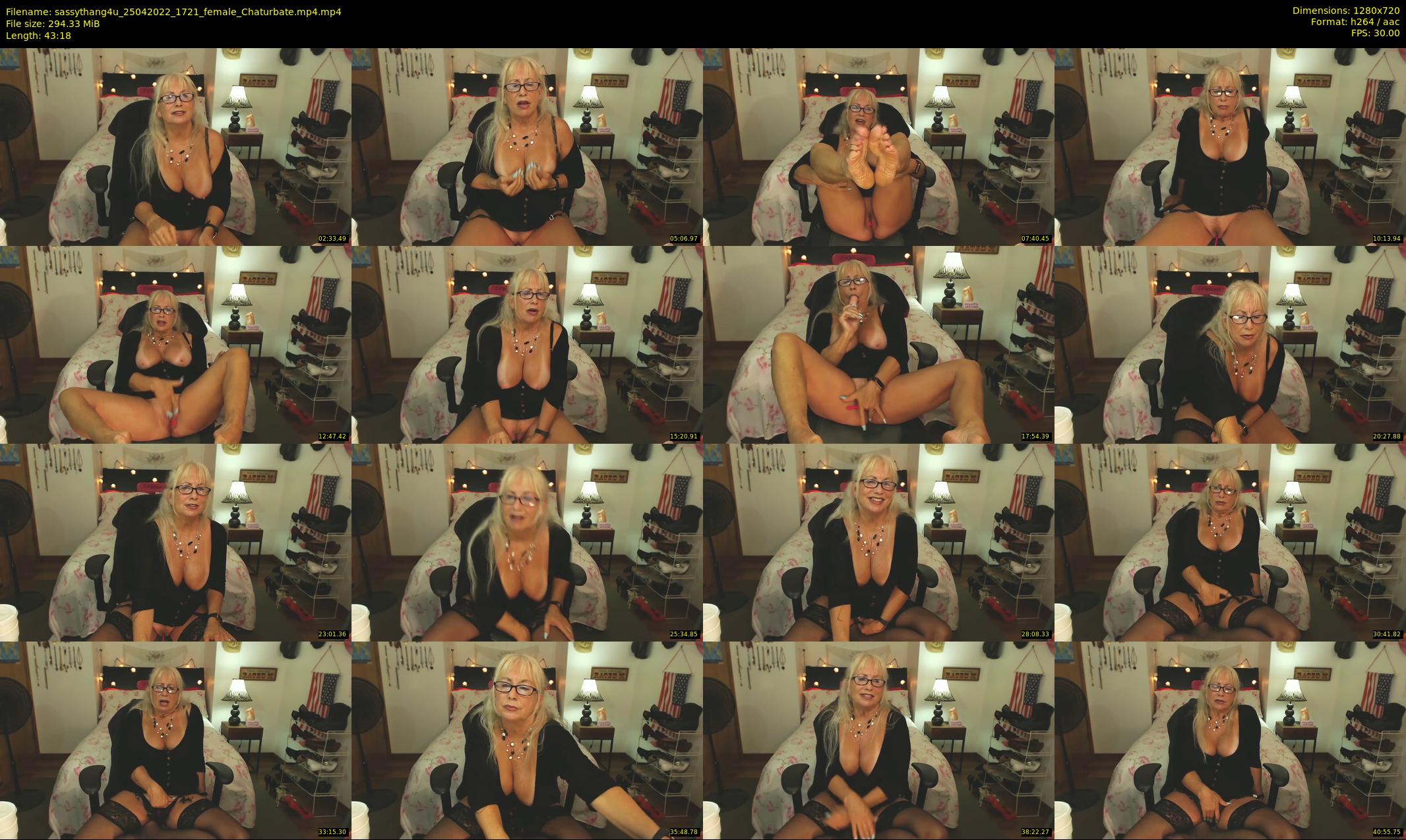 sassythang4u — 44 minute Chaturbate female cam show recording, 720p, Apr 25, 2022