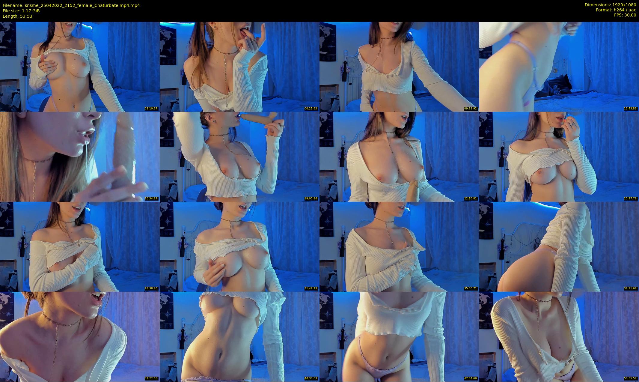 snsme — 54 minute Chaturbate female cam show recording, 1080p, Apr 25, 2022