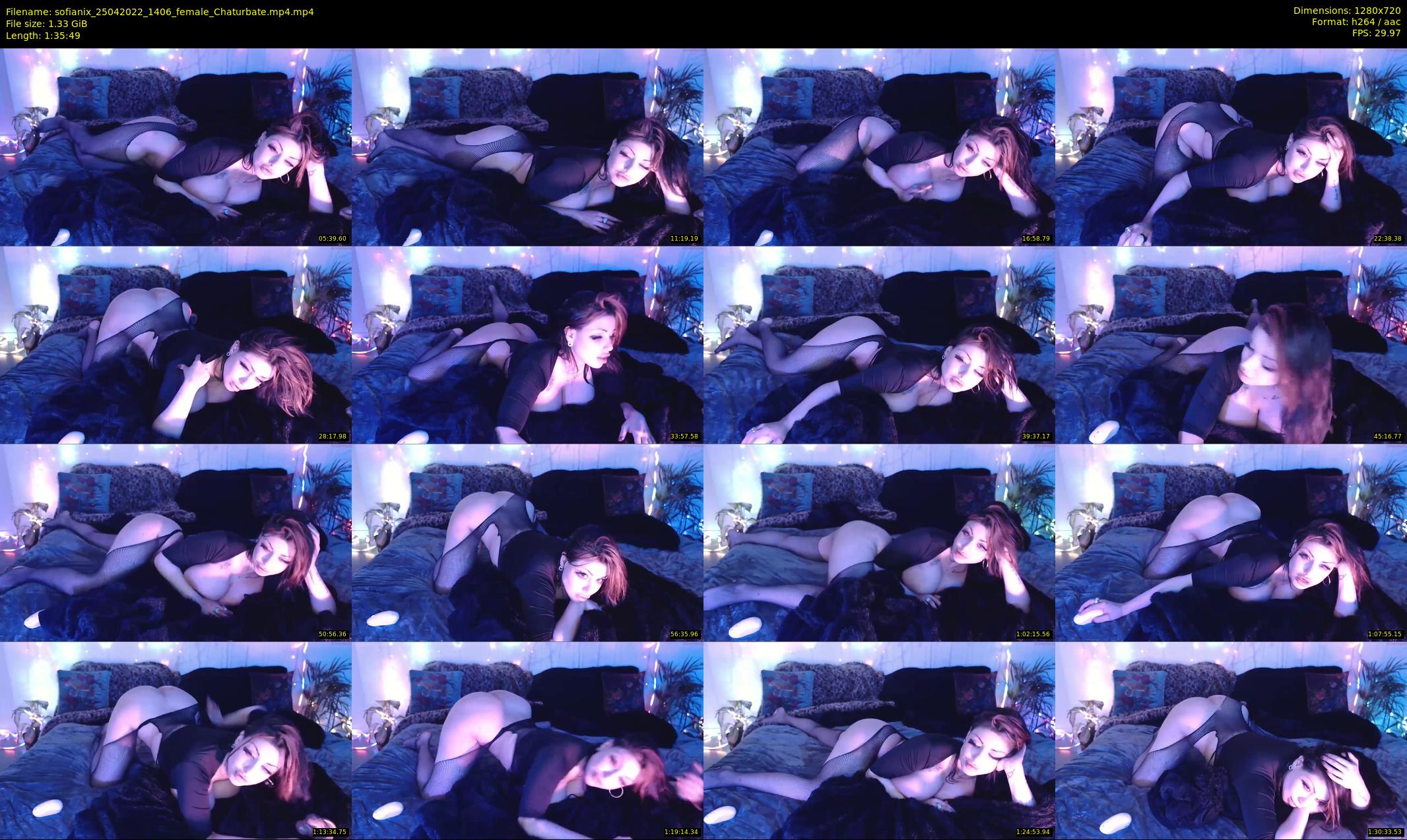 sofianix — 96 minute Chaturbate female cam show recording, 720p, Apr 25, 2022