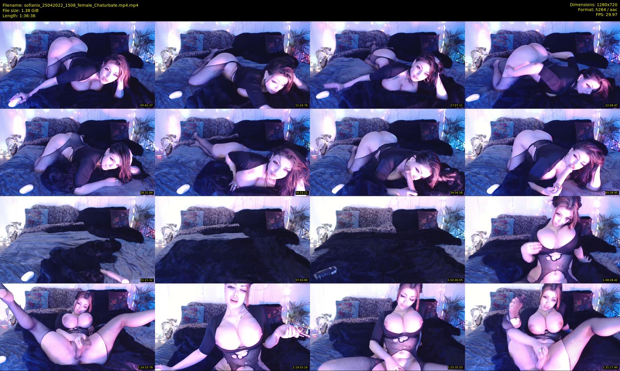 sofianix — 97 minute Chaturbate female cam show recording, 720p, Apr 25, 2022