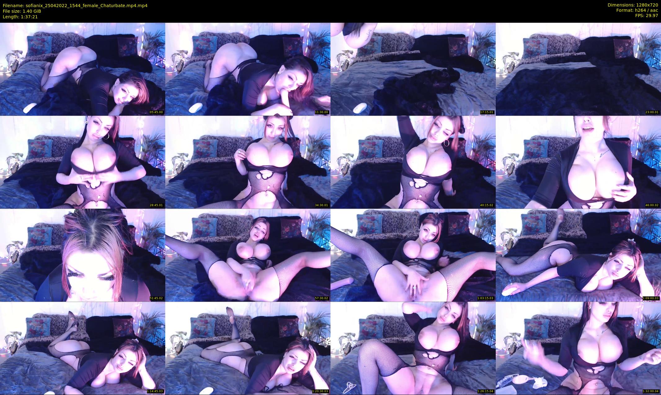 sofianix — 98 minute Chaturbate female cam show recording, 720p, Apr 25, 2022