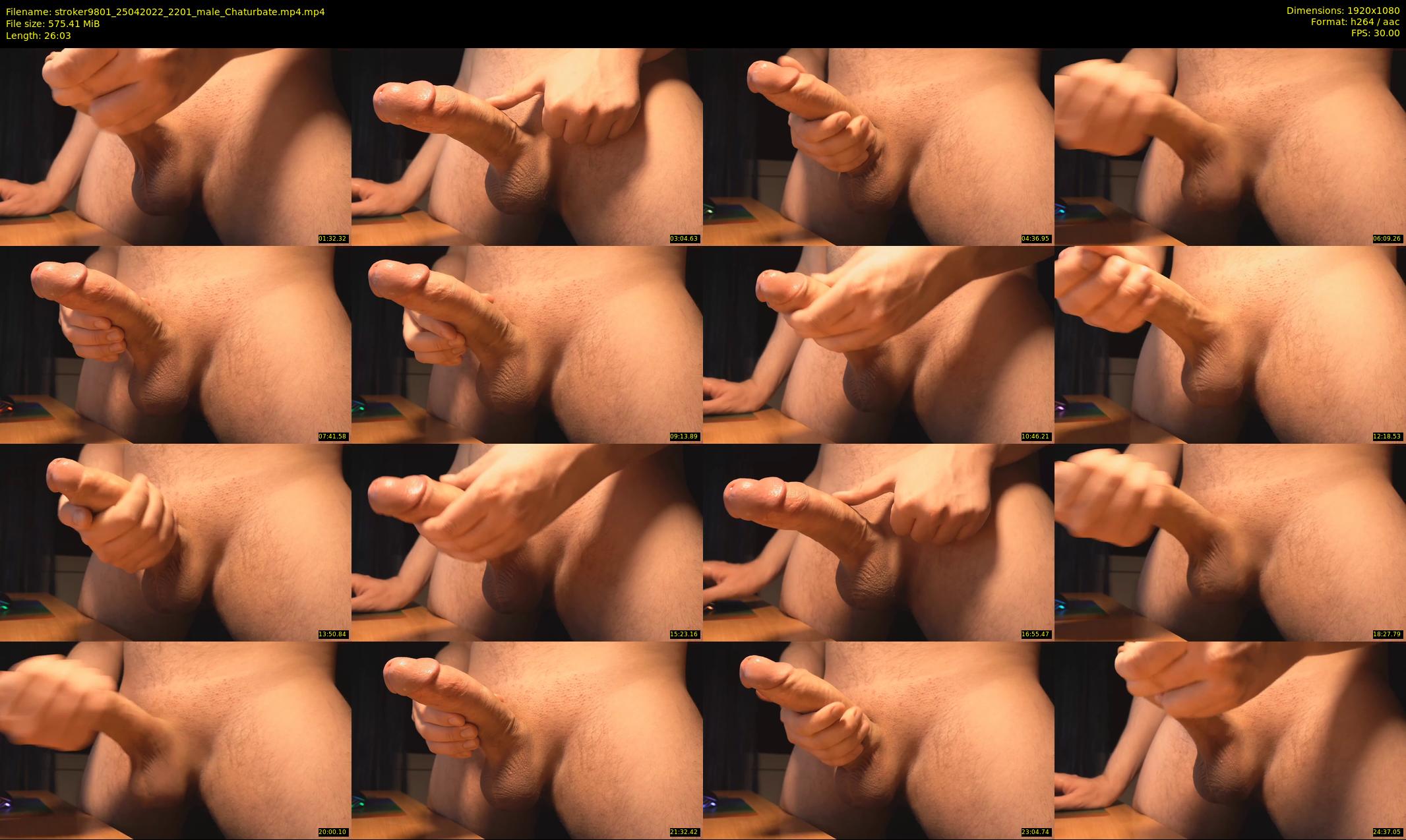 stroker9801 — 27 minute Chaturbate male cam show recording, 1080p, Apr 25, 2022