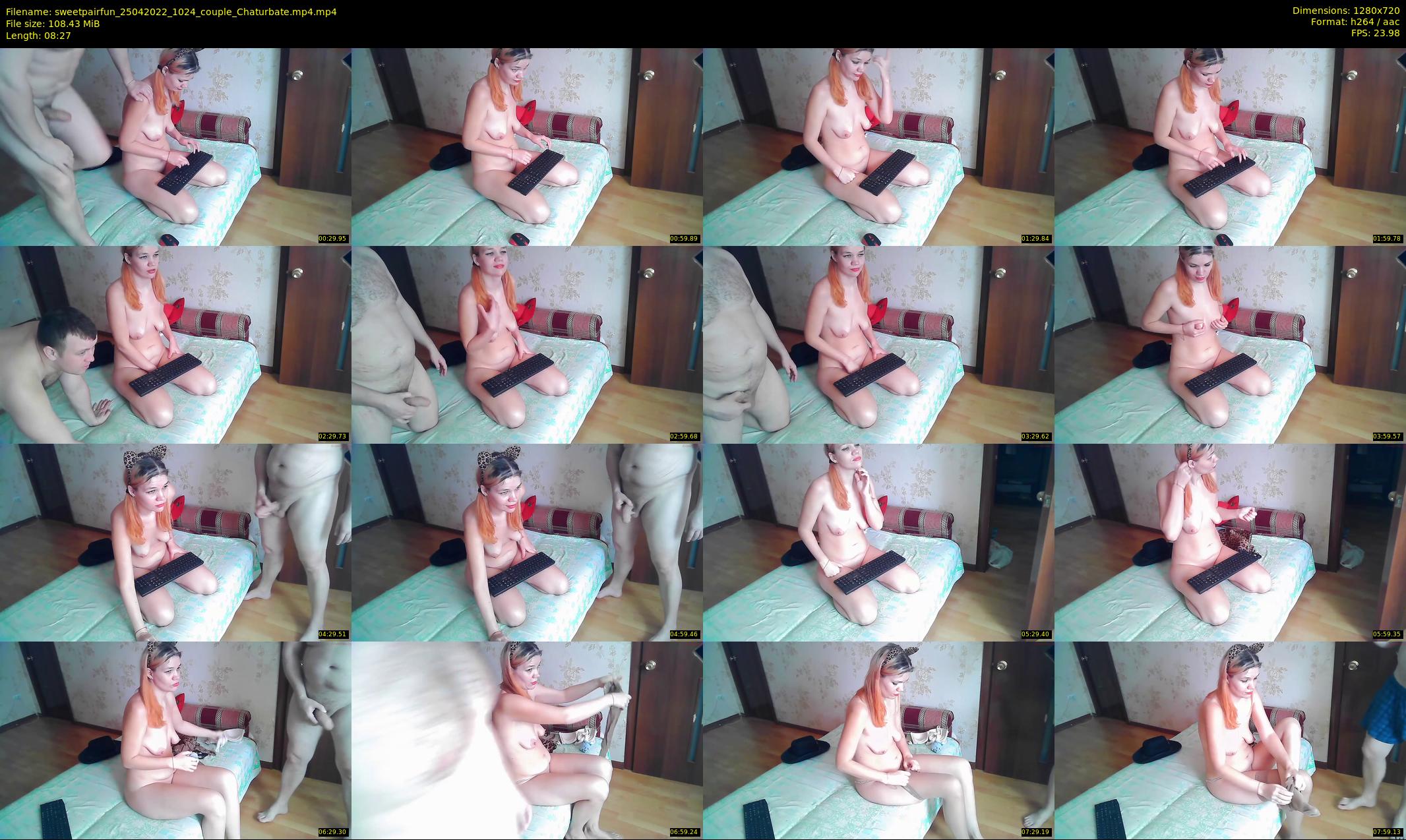 sweetpairfun — 9 minute Chaturbate couple cam show recording, 720p, Apr 25, 2022