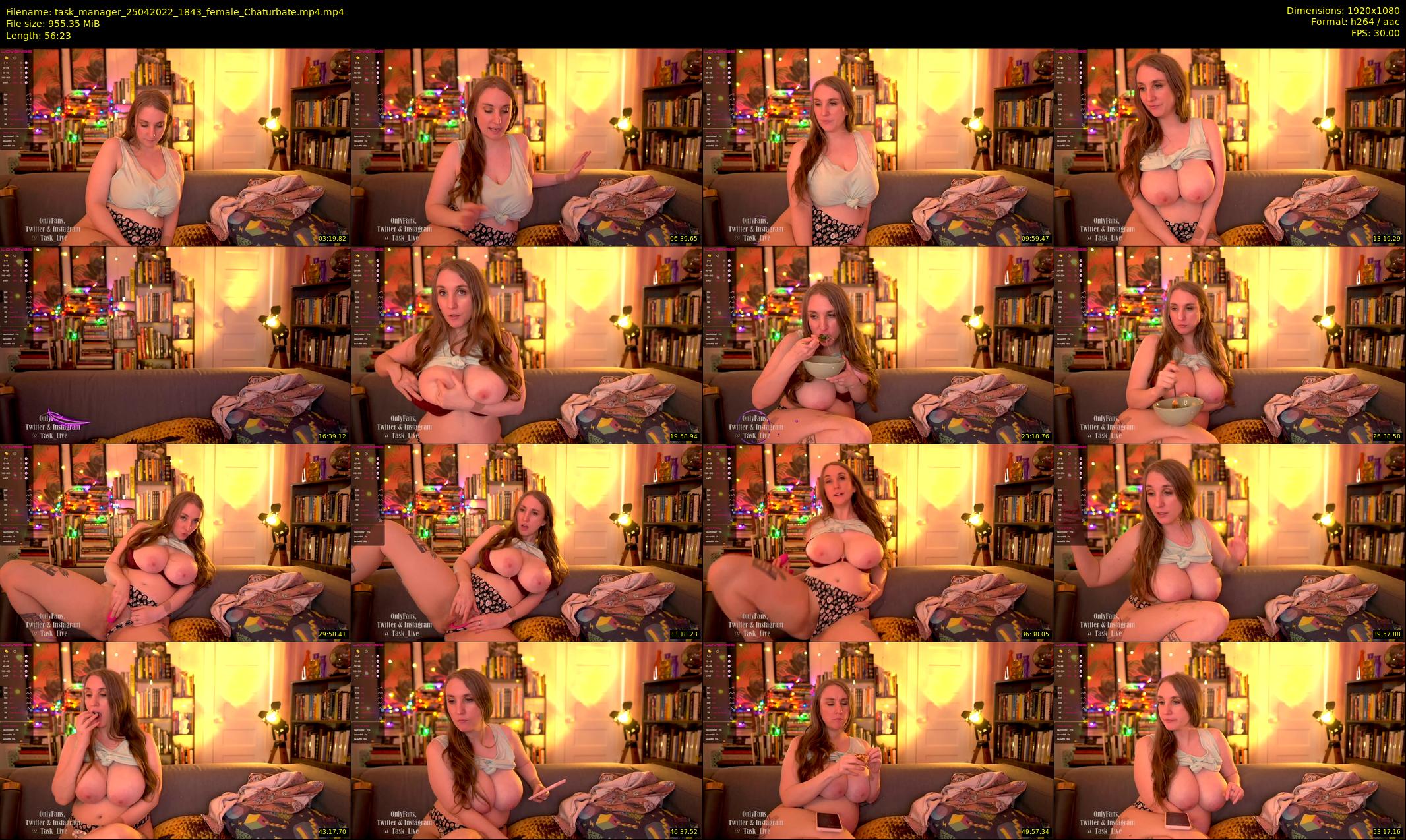 task_manager — 57 minute Chaturbate couple cam show recording, 1080p, Apr 25, 2022