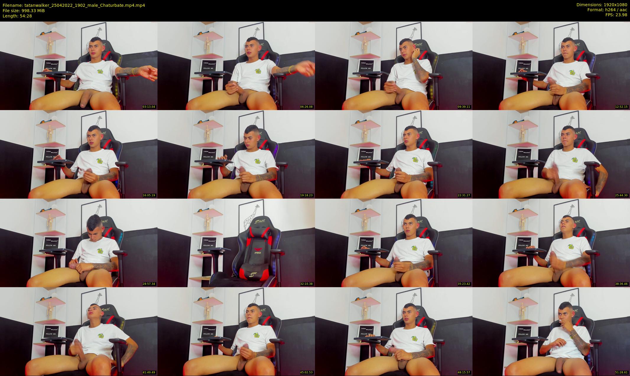 tatanwalker — 55 minute Chaturbate male cam show recording, 1080p, Apr 25, 2022