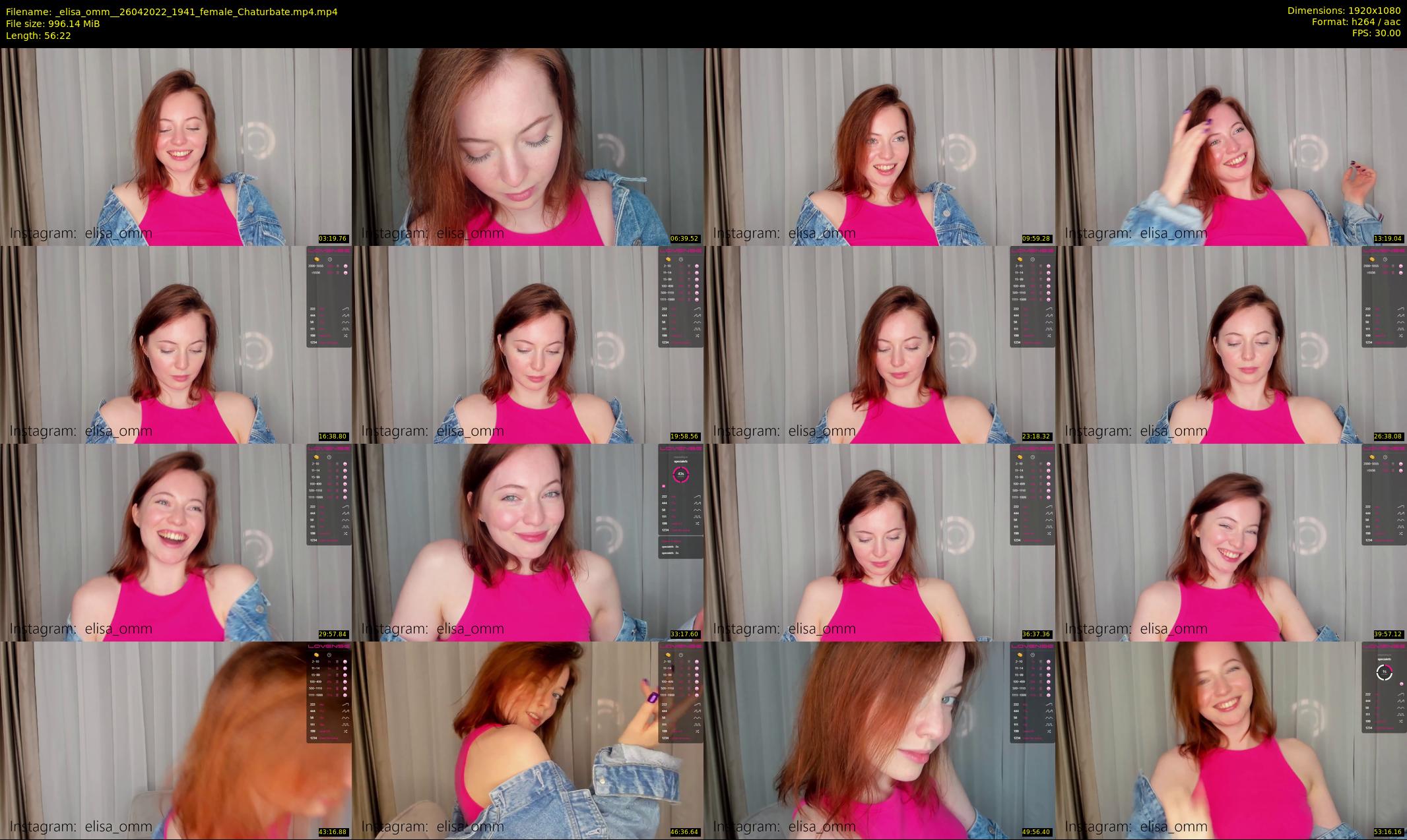 _elisa_omm_ — 57 minute Chaturbate female cam show recording, 1080p, Apr 26, 2022