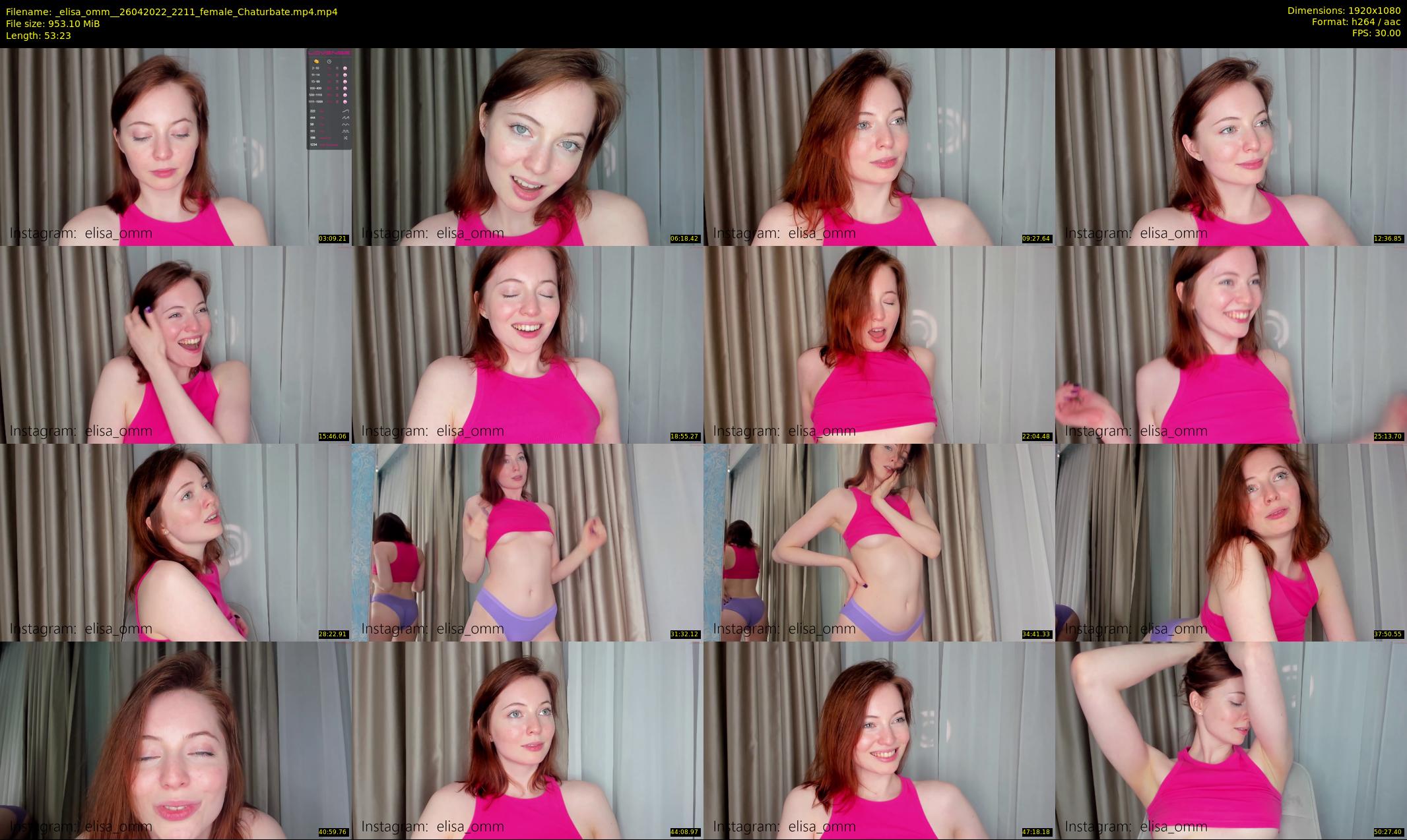 _elisa_omm_ — 54 minute Chaturbate female cam show recording, 1080p, Apr 26, 2022