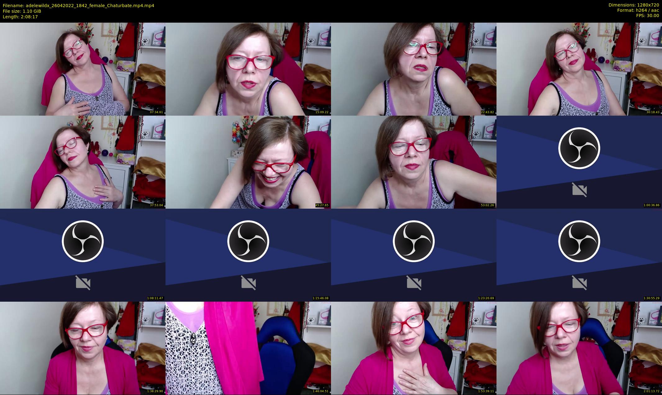 adelewildx — 129 minute Chaturbate female cam show recording, 720p, Apr 26, 2022