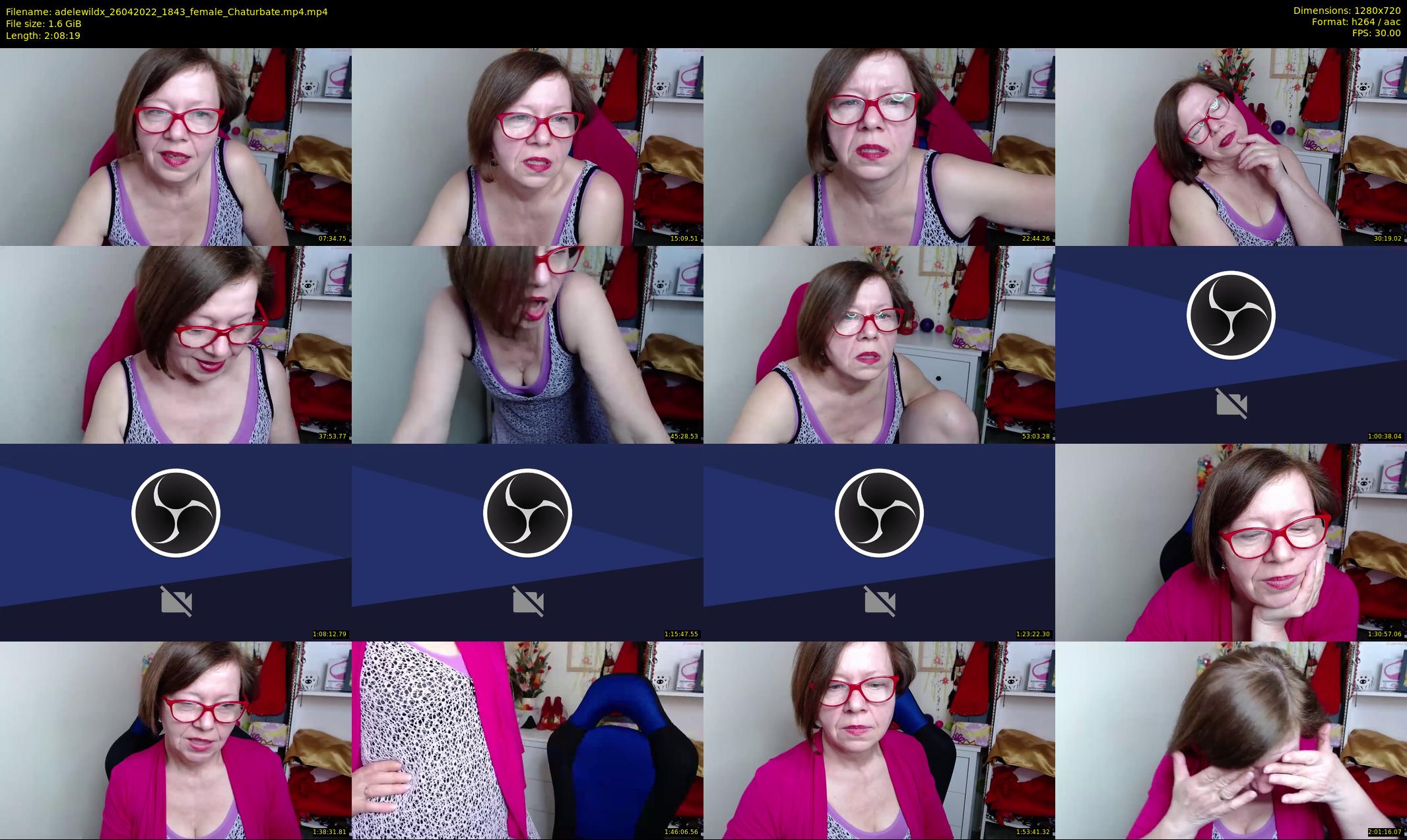 adelewildx — 129 minute Chaturbate female cam show recording, 720p, Apr 26, 2022