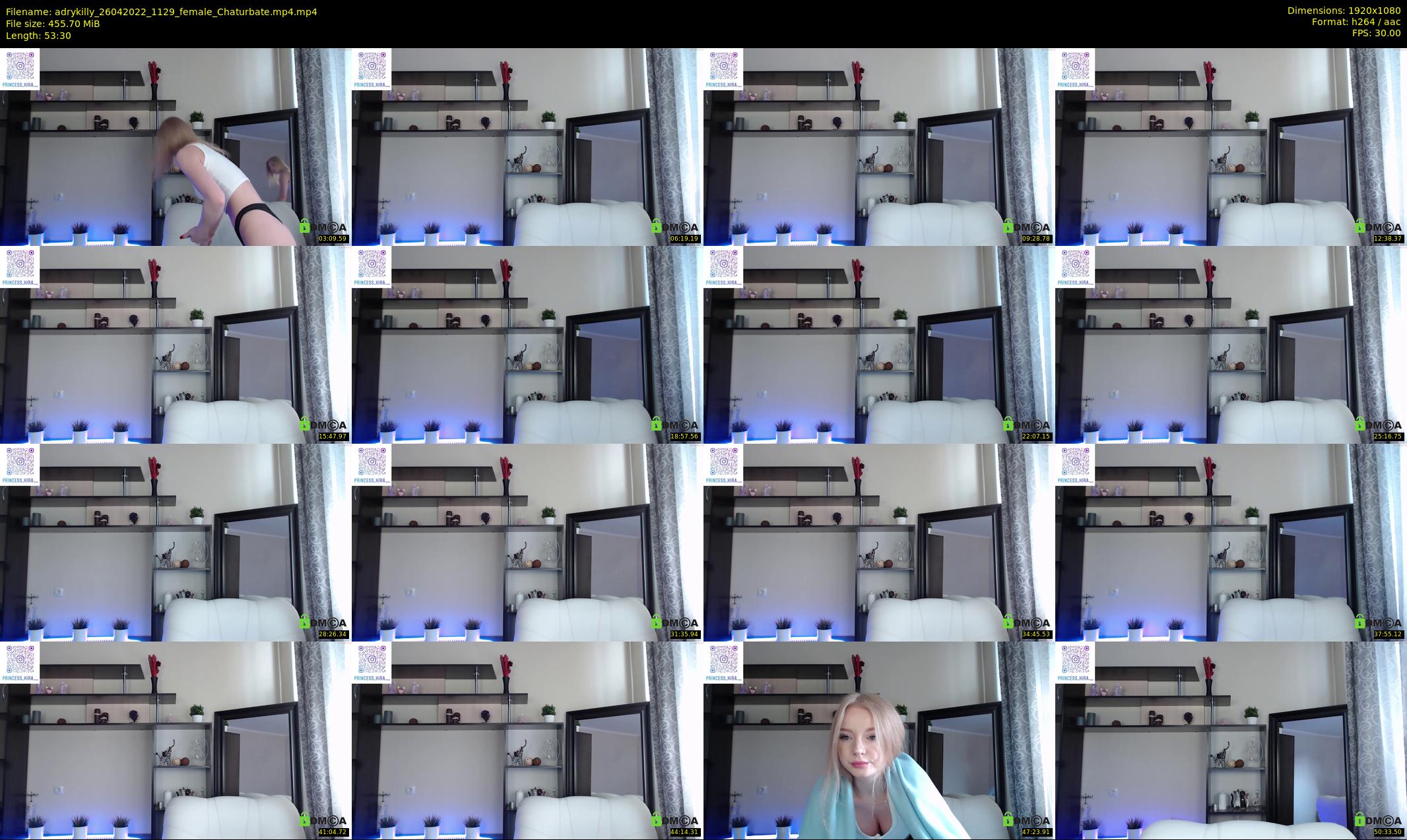 adrykilly — 54 minute Chaturbate female cam show recording, 1080p, Apr 26, 2022
