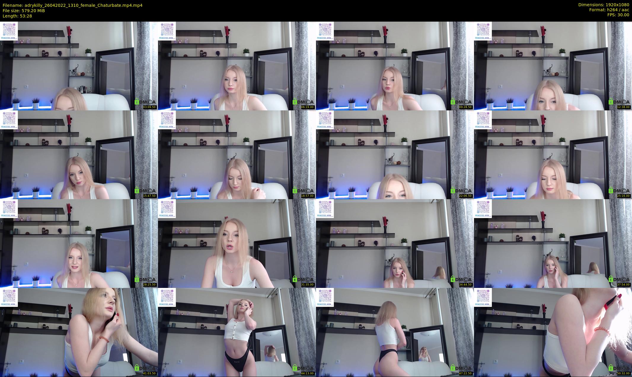 adrykilly — 54 minute Chaturbate female cam show recording, 1080p, Apr 26, 2022