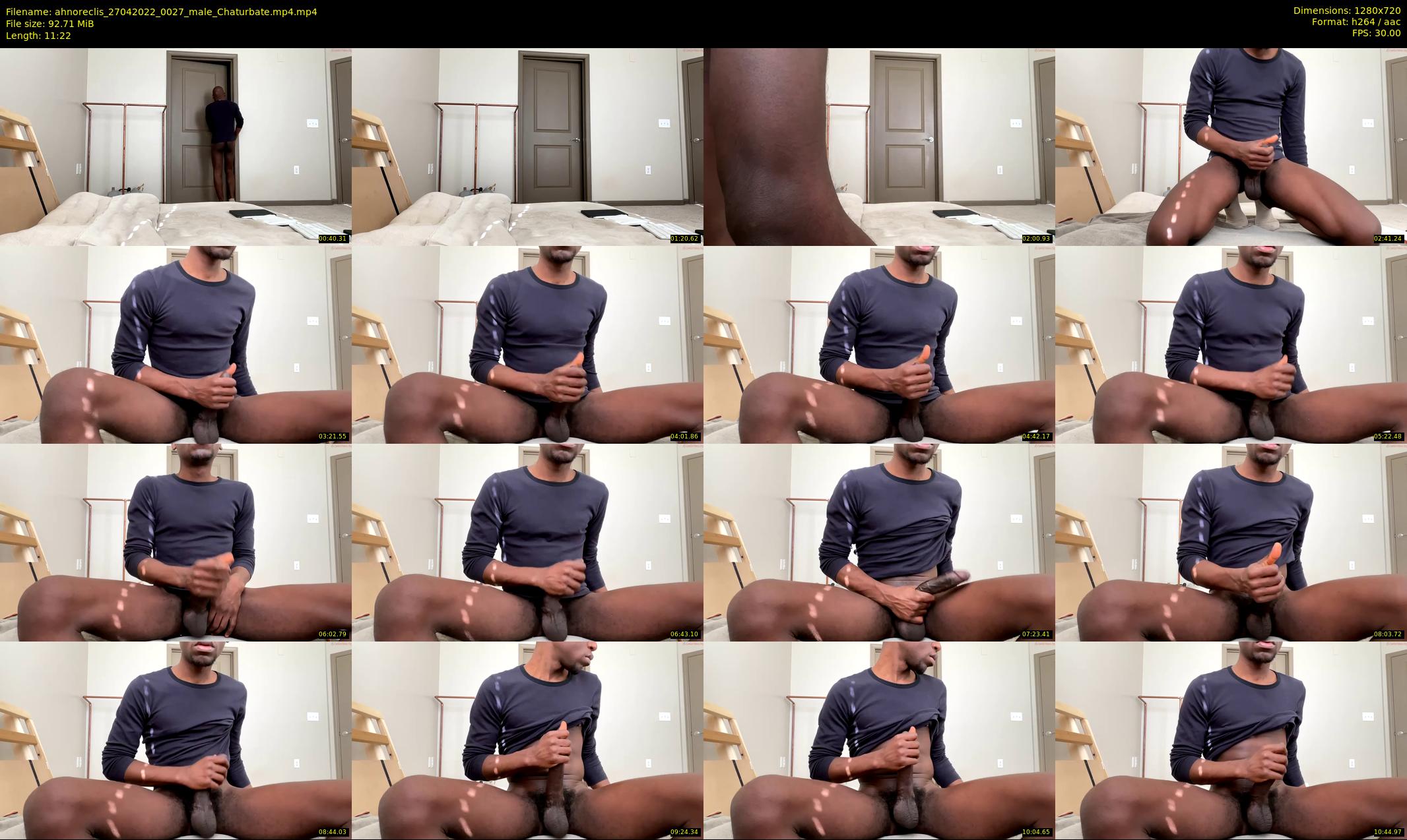 ahnoreclis — 12 minute Chaturbate male cam show recording, 720p, Apr 27, 2022
