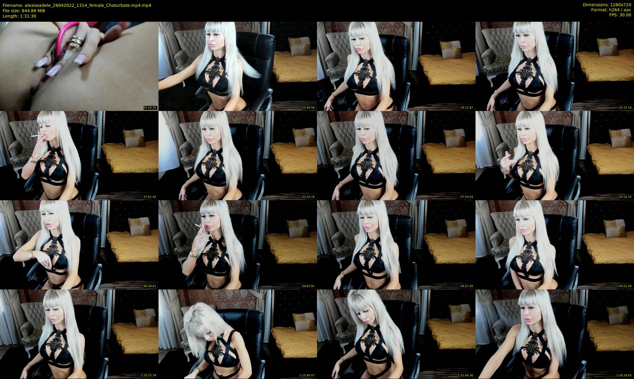 alexissadele — 92 minute Chaturbate female cam show recording, 720p, Apr 26, 2022