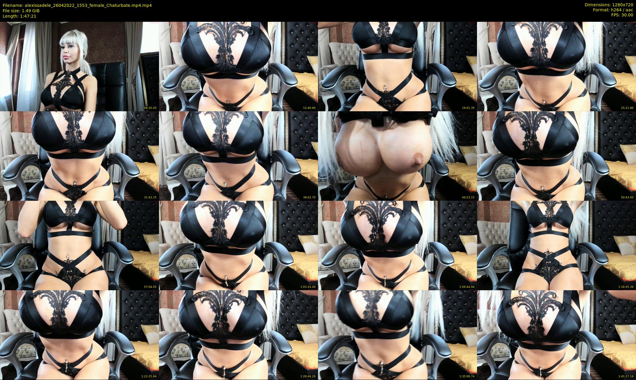 alexissadele — 108 minute Chaturbate female cam show recording, 720p, Apr 26, 2022