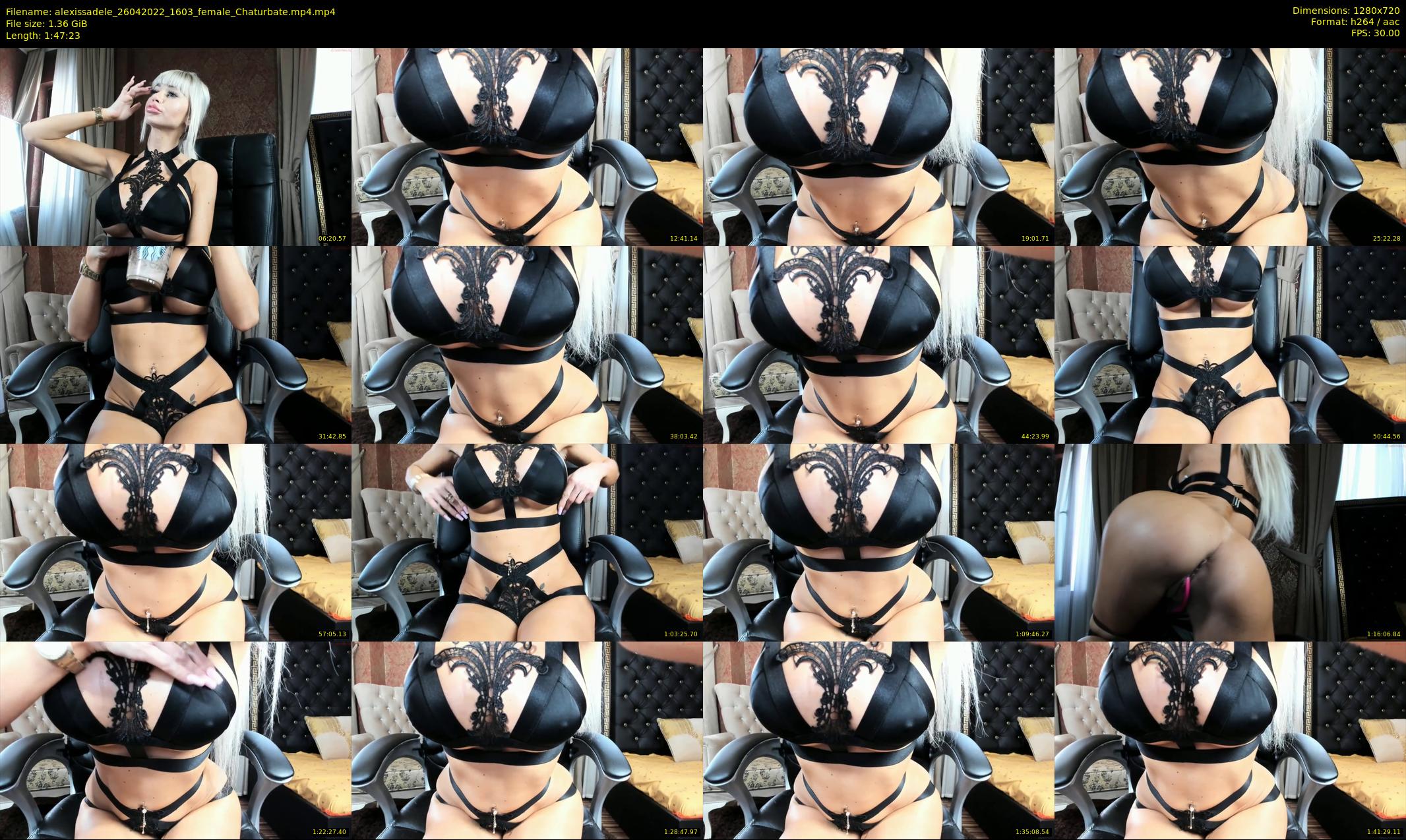 alexissadele — 108 minute Chaturbate female cam show recording, 720p, Apr 26, 2022