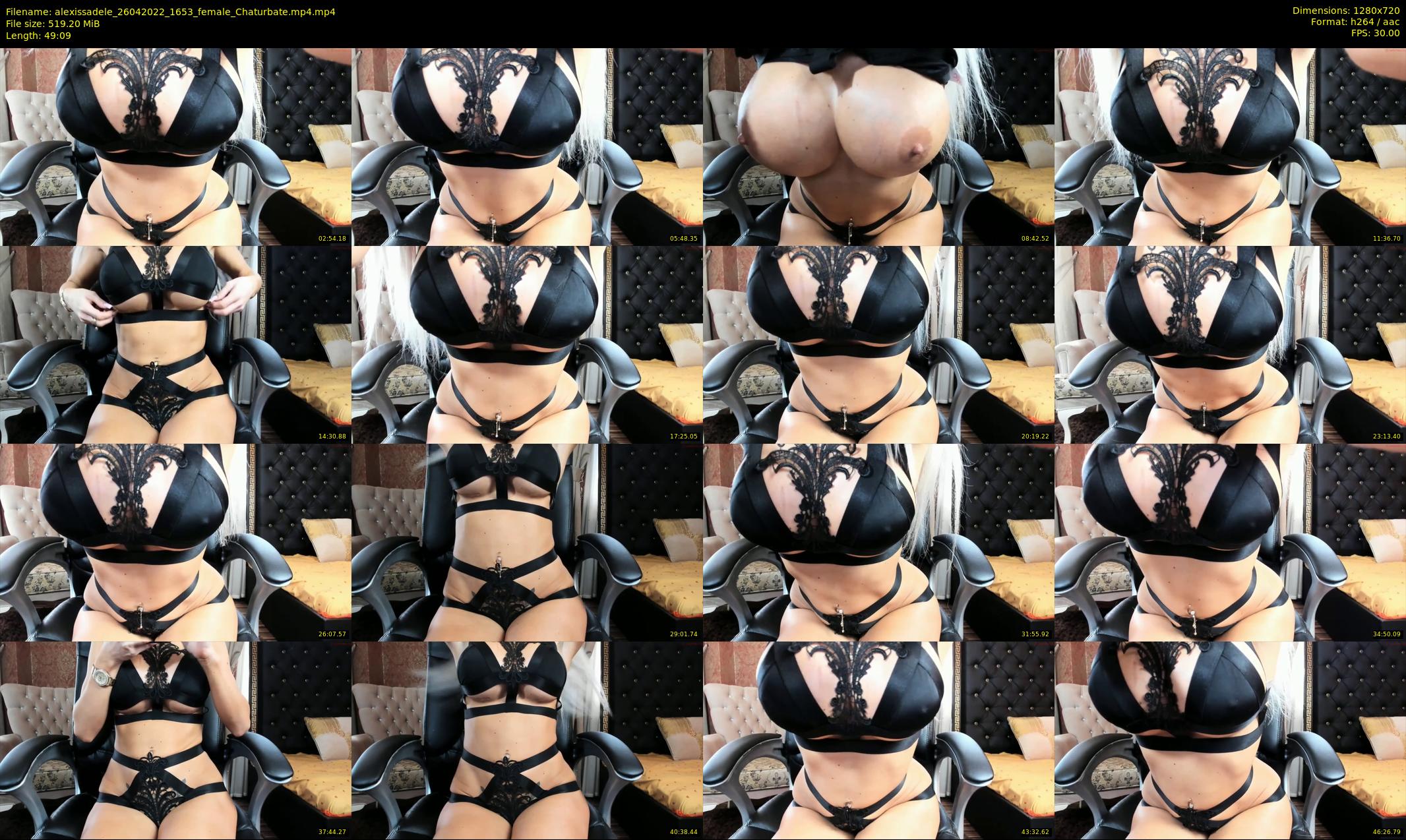alexissadele — 50 minute Chaturbate female cam show recording, 720p, Apr 26, 2022