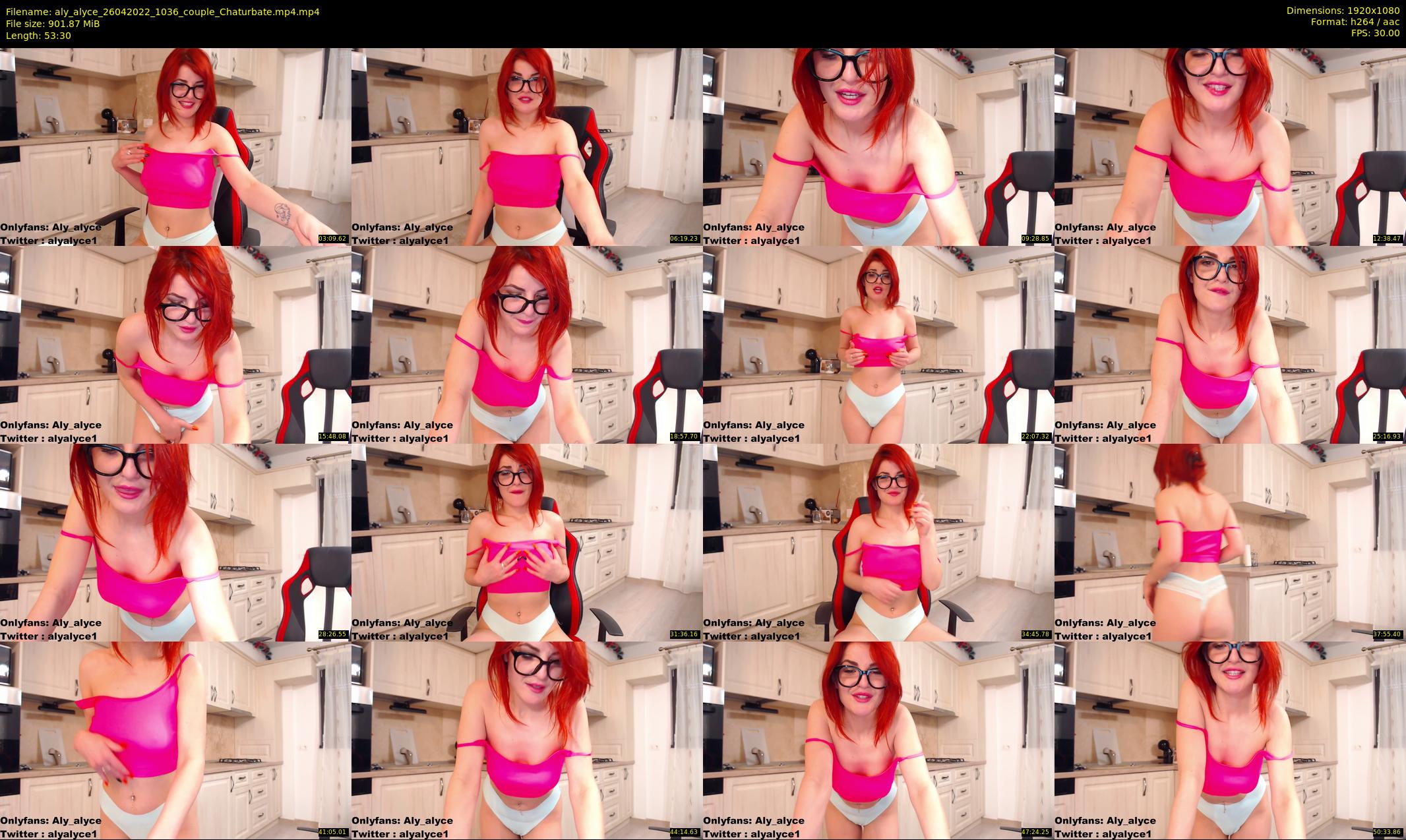 aly_alyce — 54 minute Chaturbate female cam show recording, 1080p, Apr 26, 2022