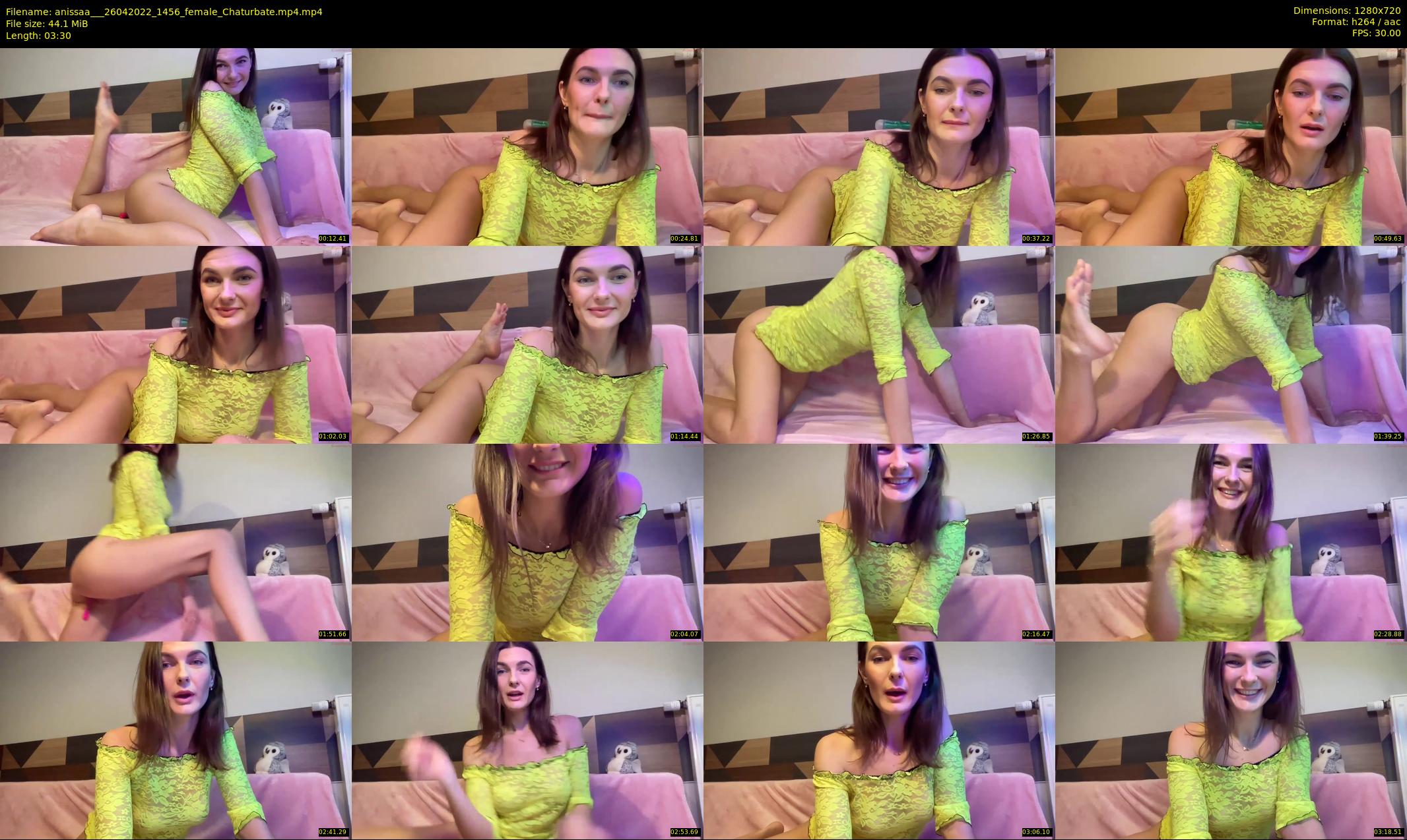 anissaa__ — 4 minute Chaturbate female cam show recording, 720p, Apr 26, 2022