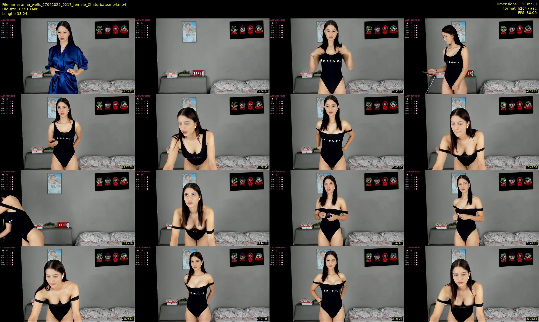 anna_wells — 34 minute Chaturbate female cam show recording, 720p, Apr 27, 2022