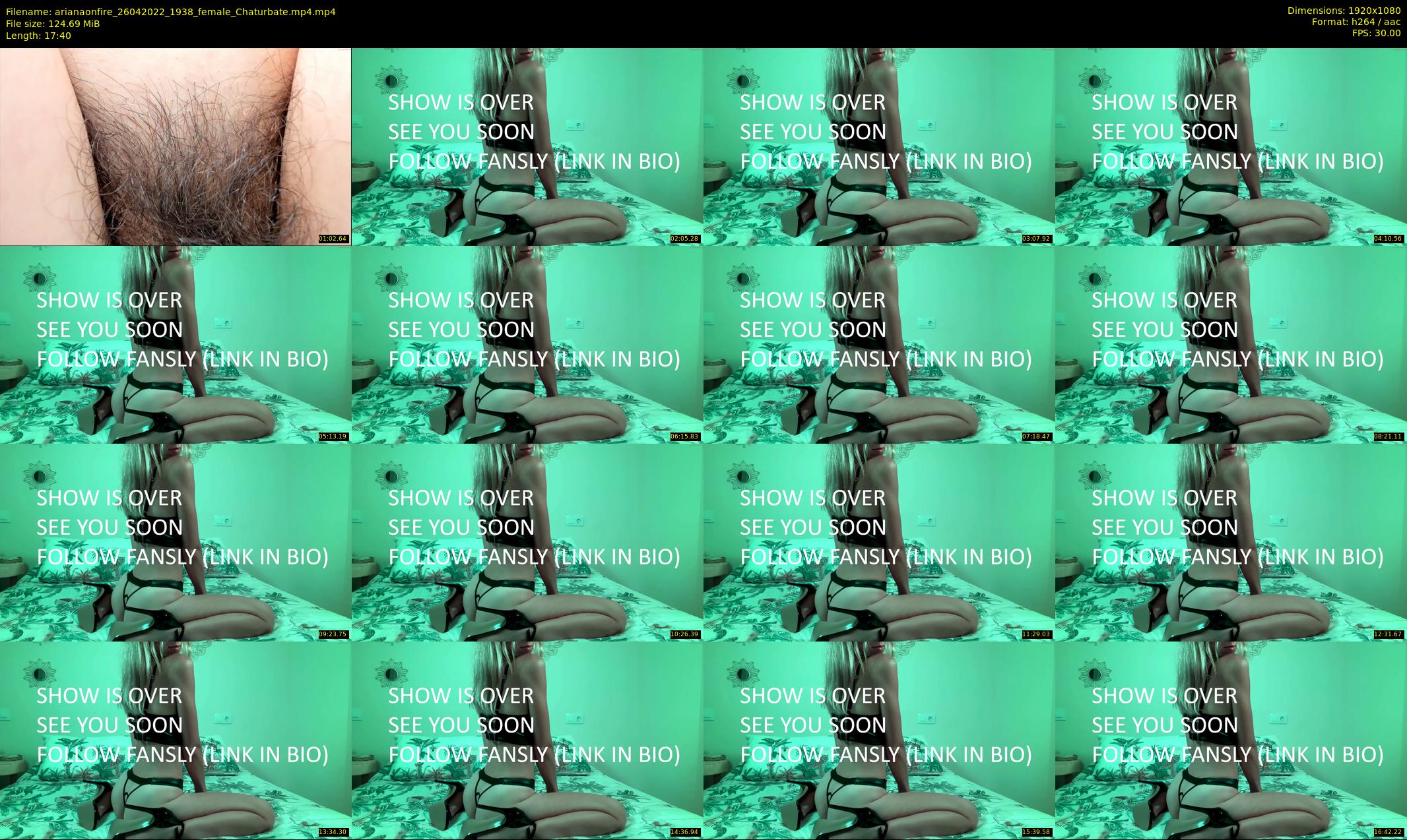 arianaonfire — 18 minute Chaturbate couple cam show recording, 1080p, Apr 26, 2022