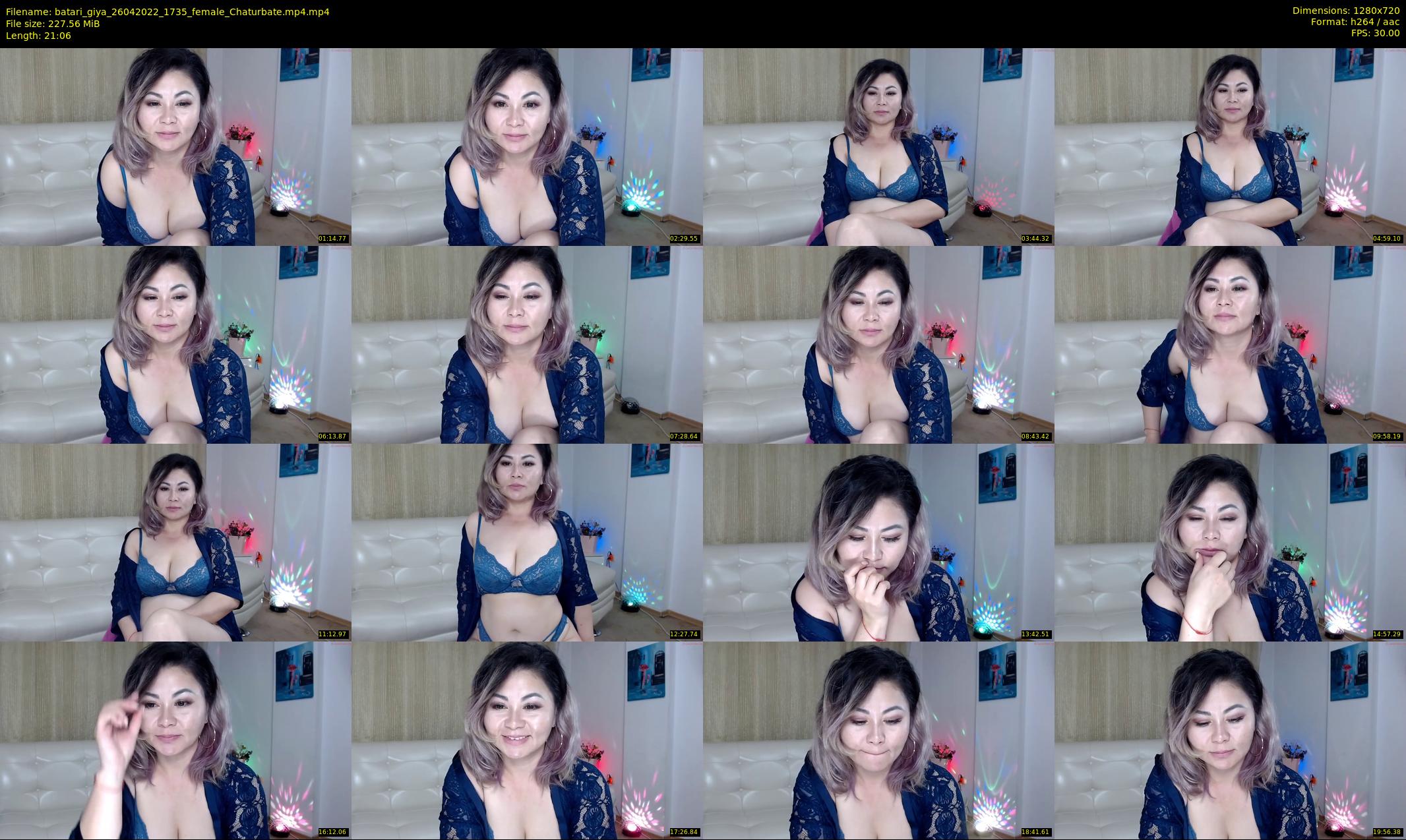 batari_giya — 22 minute Chaturbate female cam show recording, 720p, Apr 26, 2022