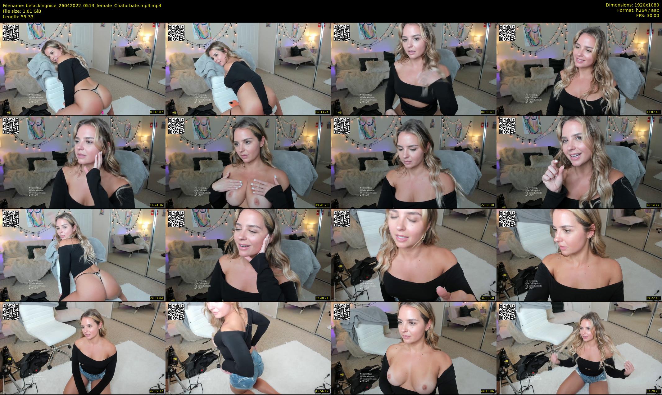 befxckingnice — 56 minute Chaturbate female cam show recording, 1080p, Apr 26, 2022