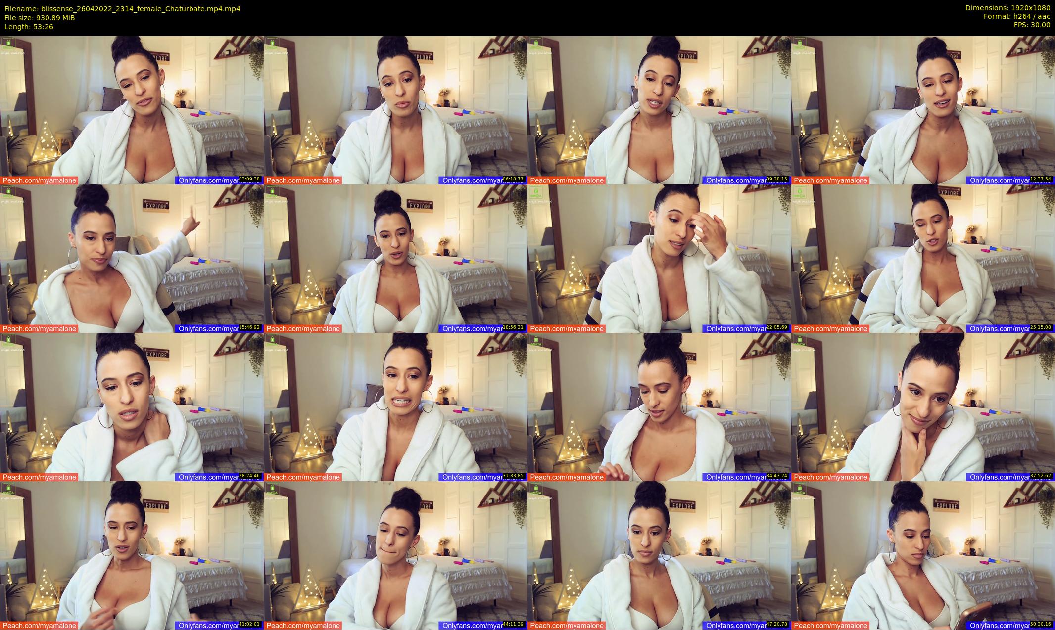 blissense — 54 minute Chaturbate female cam show recording, 1080p, Apr 26, 2022