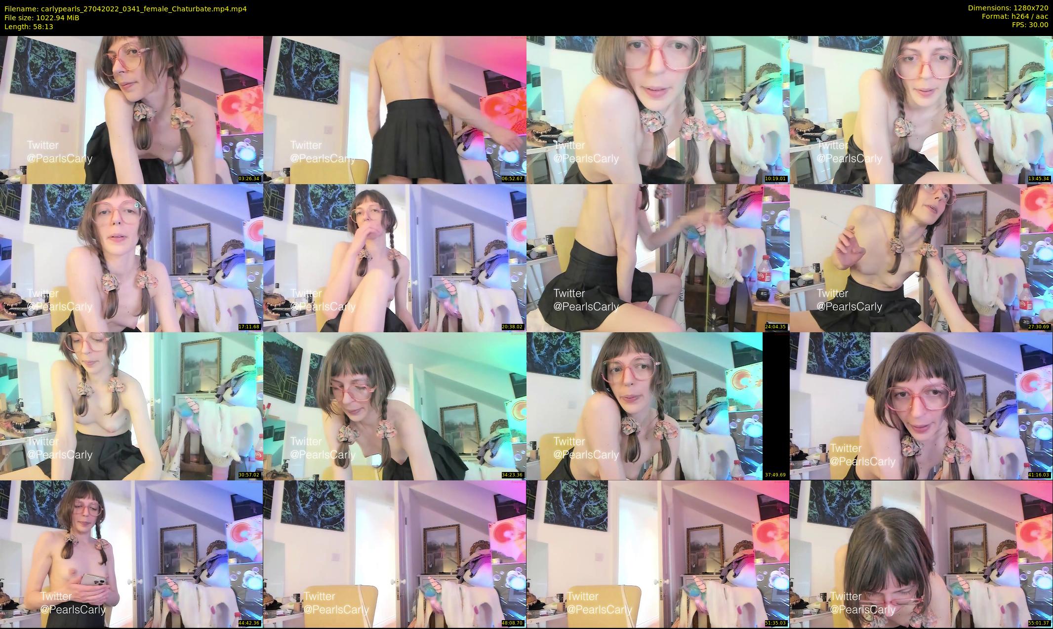 carlypearls — 59 minute Chaturbate female cam show recording, 720p, Apr 27, 2022