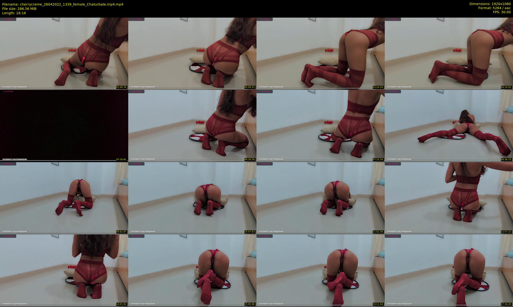 cherrycreme — 19 minute Chaturbate female cam show recording, 1080p, Apr 26, 2022