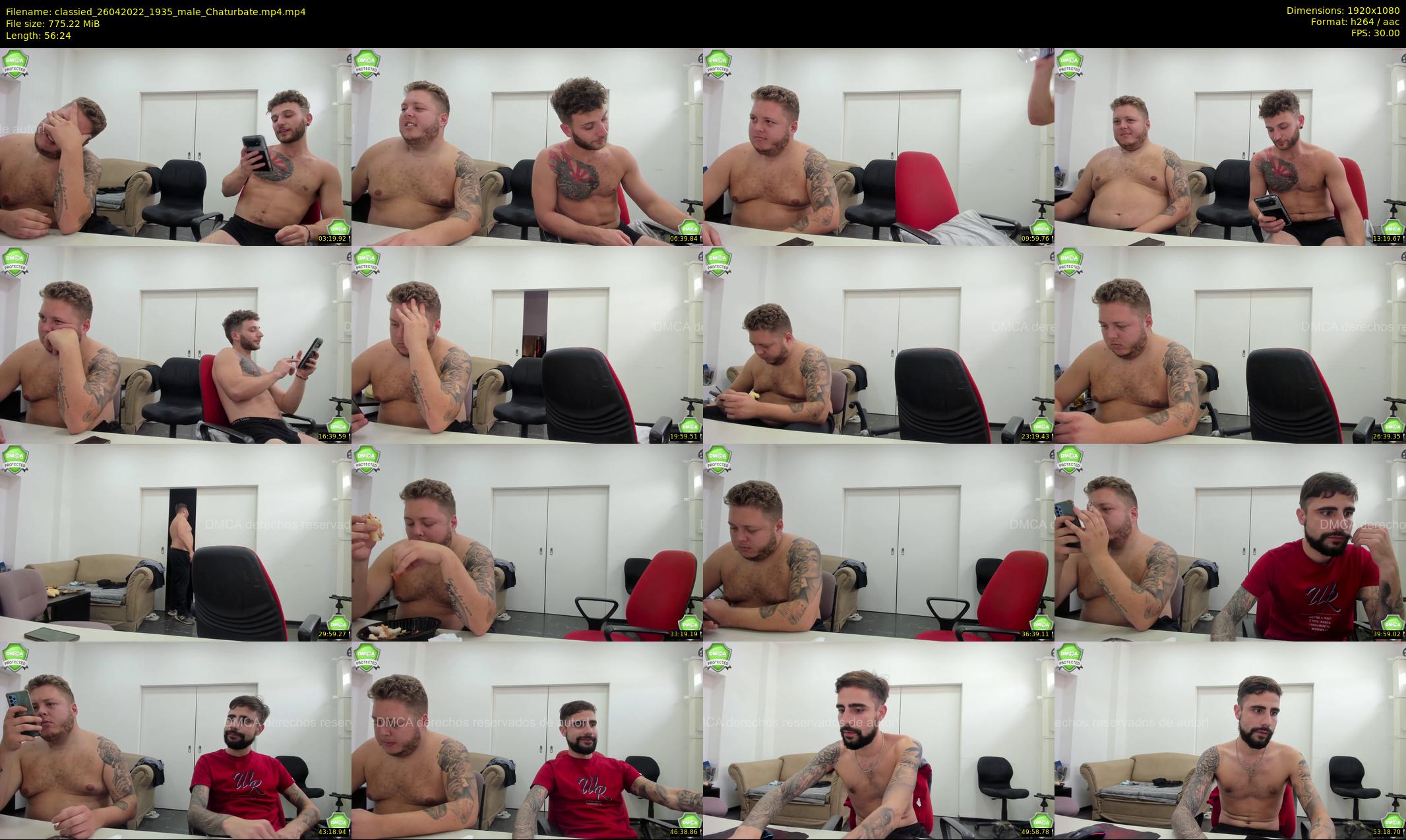 classied — 57 minute Chaturbate male cam show recording, 1080p, Apr 26, 2022