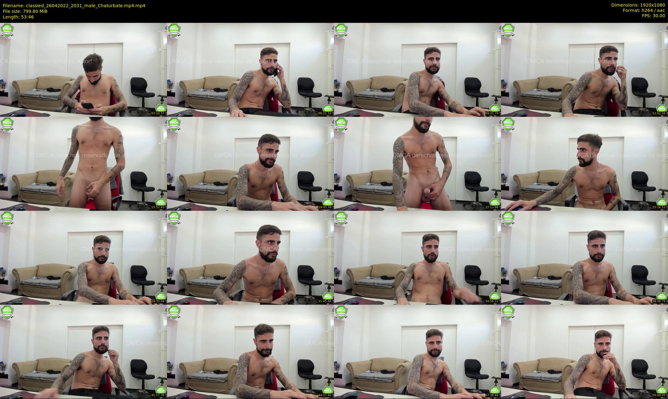 classied — 54 minute Chaturbate male cam show recording, 1080p, Apr 26, 2022