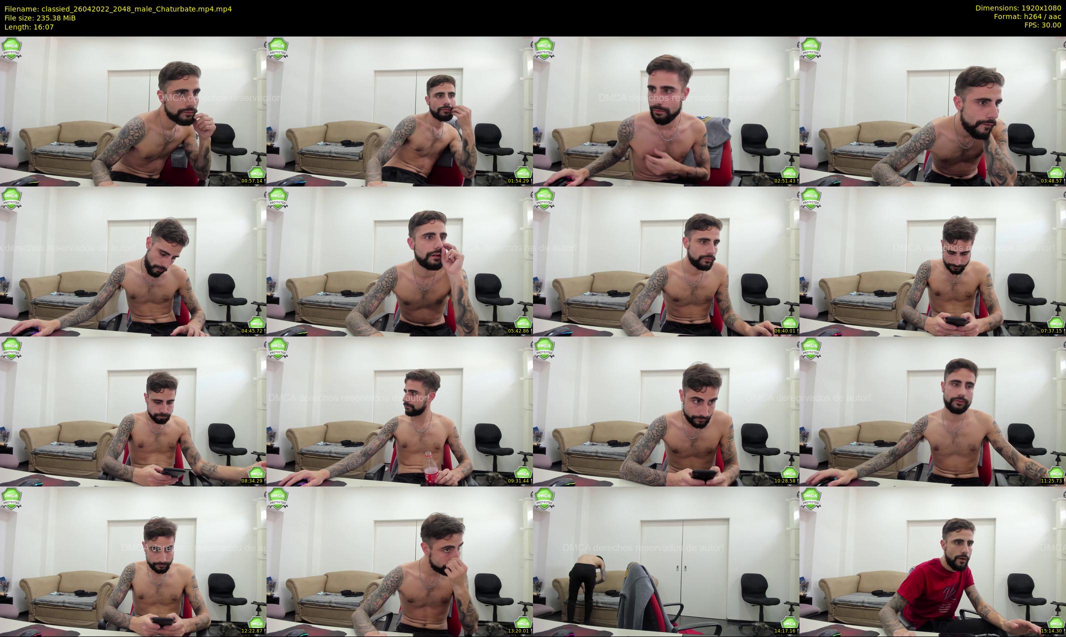 classied — 17 minute Chaturbate male cam show recording, 1080p, Apr 26, 2022