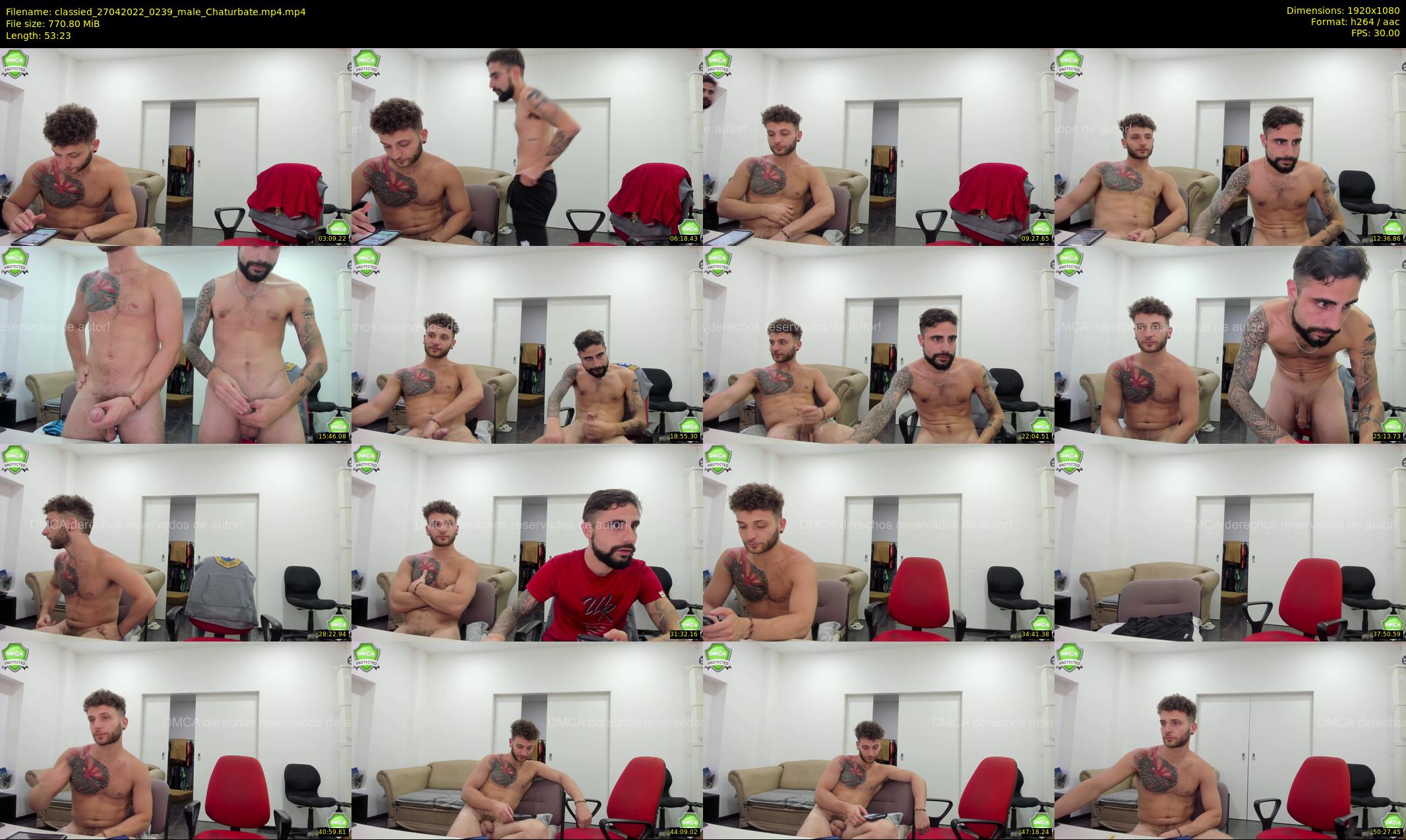 classied — 54 minute Chaturbate male cam show recording, 1080p, Apr 27, 2022