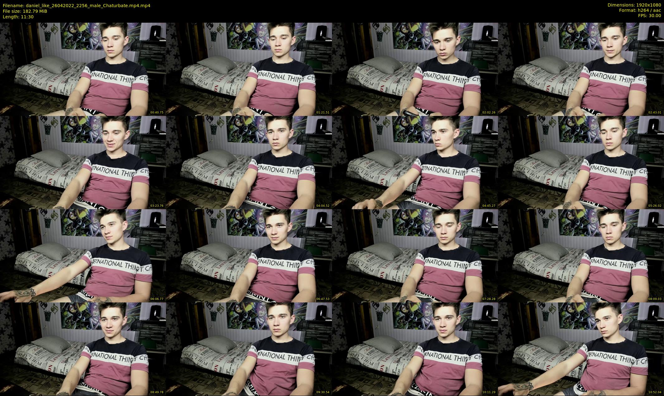 daniel_like — 12 minute Chaturbate male cam show recording, 1080p, Apr 26, 2022