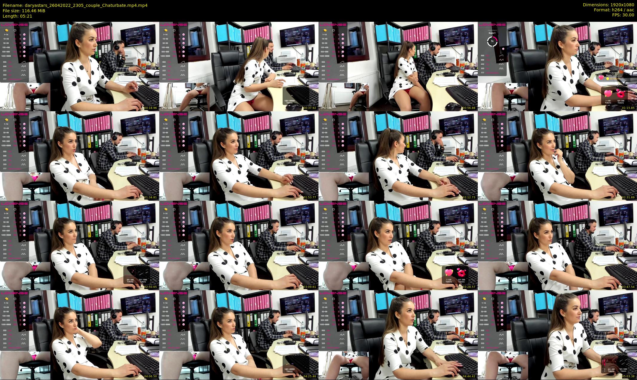daryastars — 6 minute Chaturbate couple cam show recording, 1080p, Apr 26, 2022