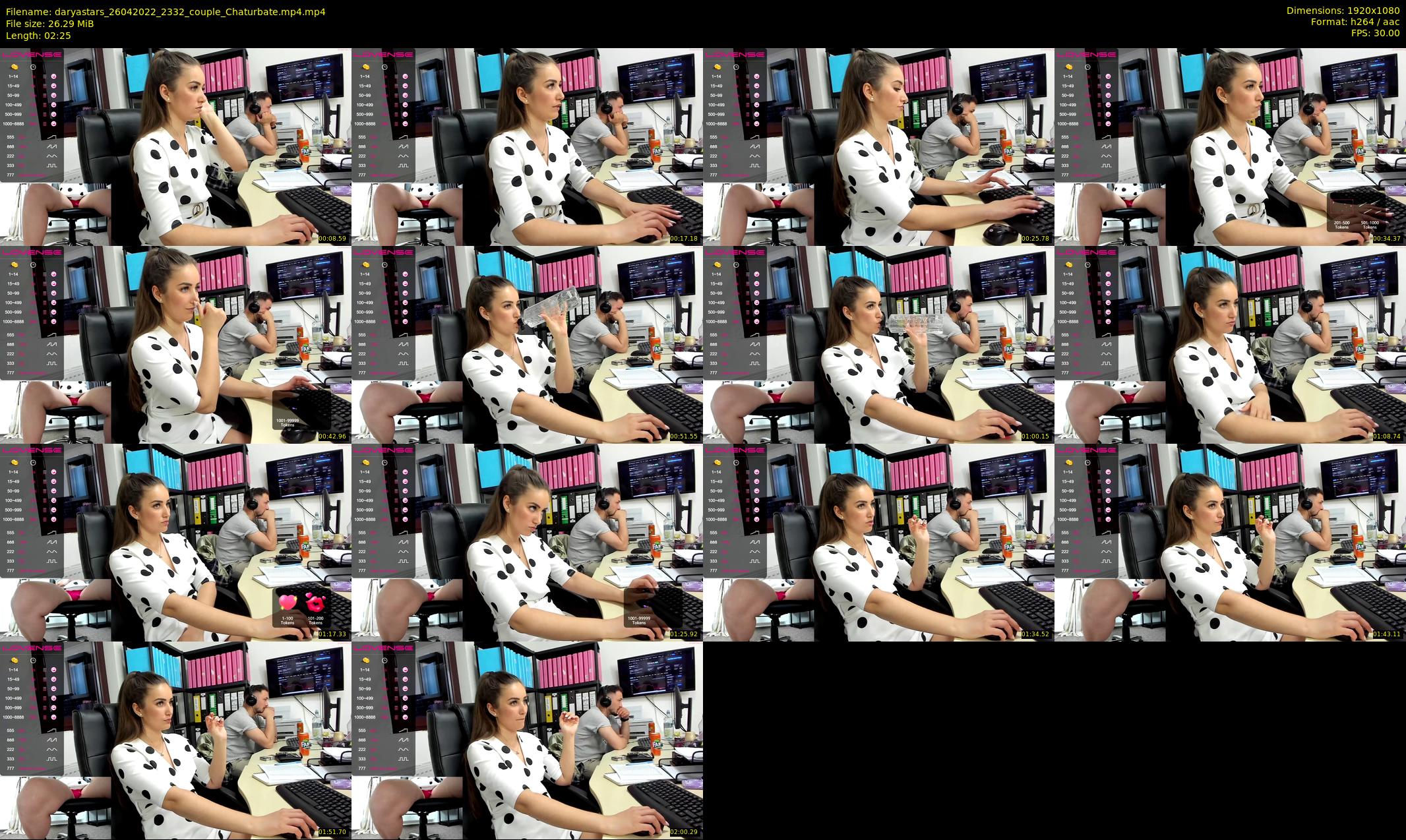 daryastars — 3 minute Chaturbate couple cam show recording, 1080p, Apr 26, 2022