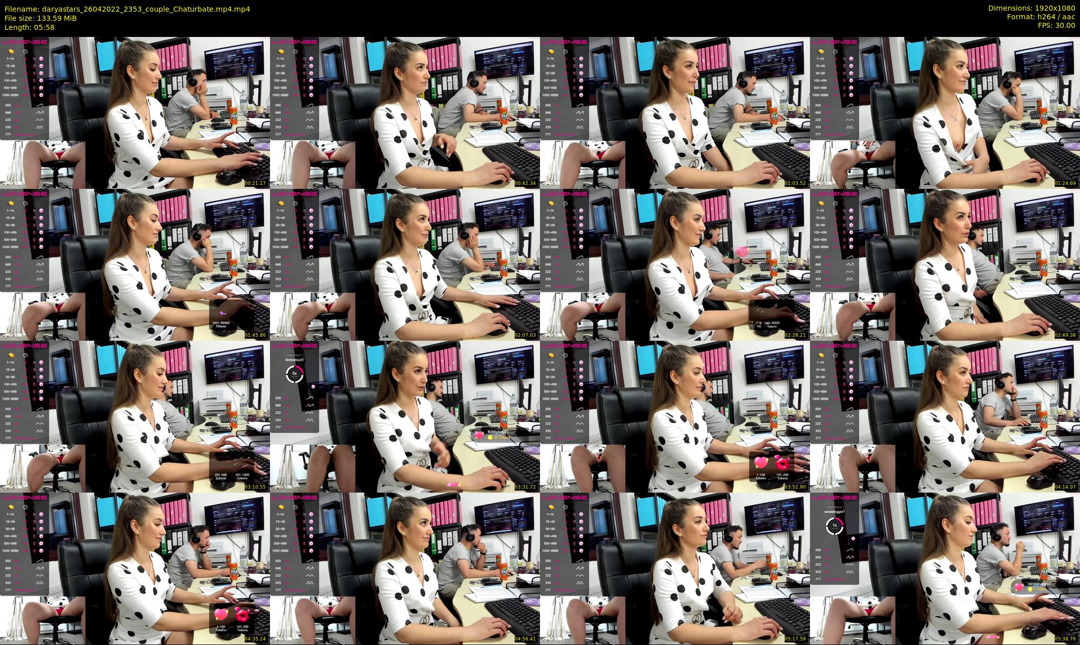 daryastars — 6 minute Chaturbate couple cam show recording, 1080p, Apr 26, 2022