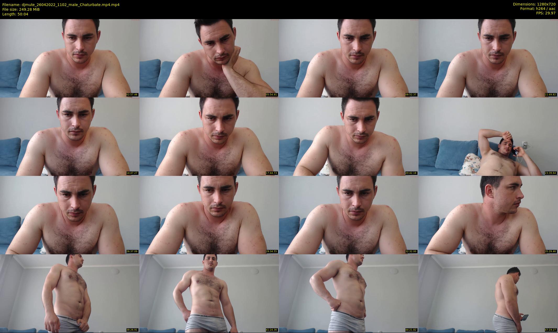 djmute — 51 minute Chaturbate male cam show recording, 720p, Apr 26, 2022