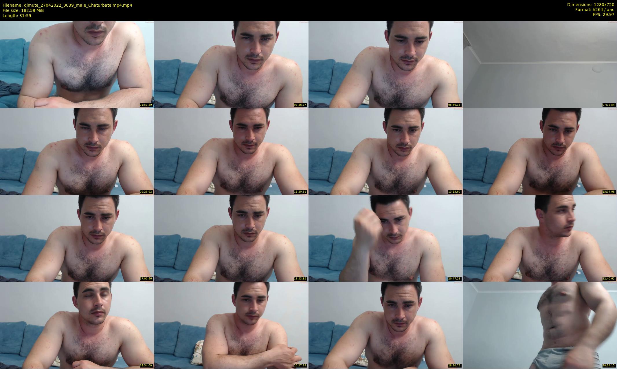 djmute — 32 minute Chaturbate male cam show recording, 720p, Apr 27, 2022