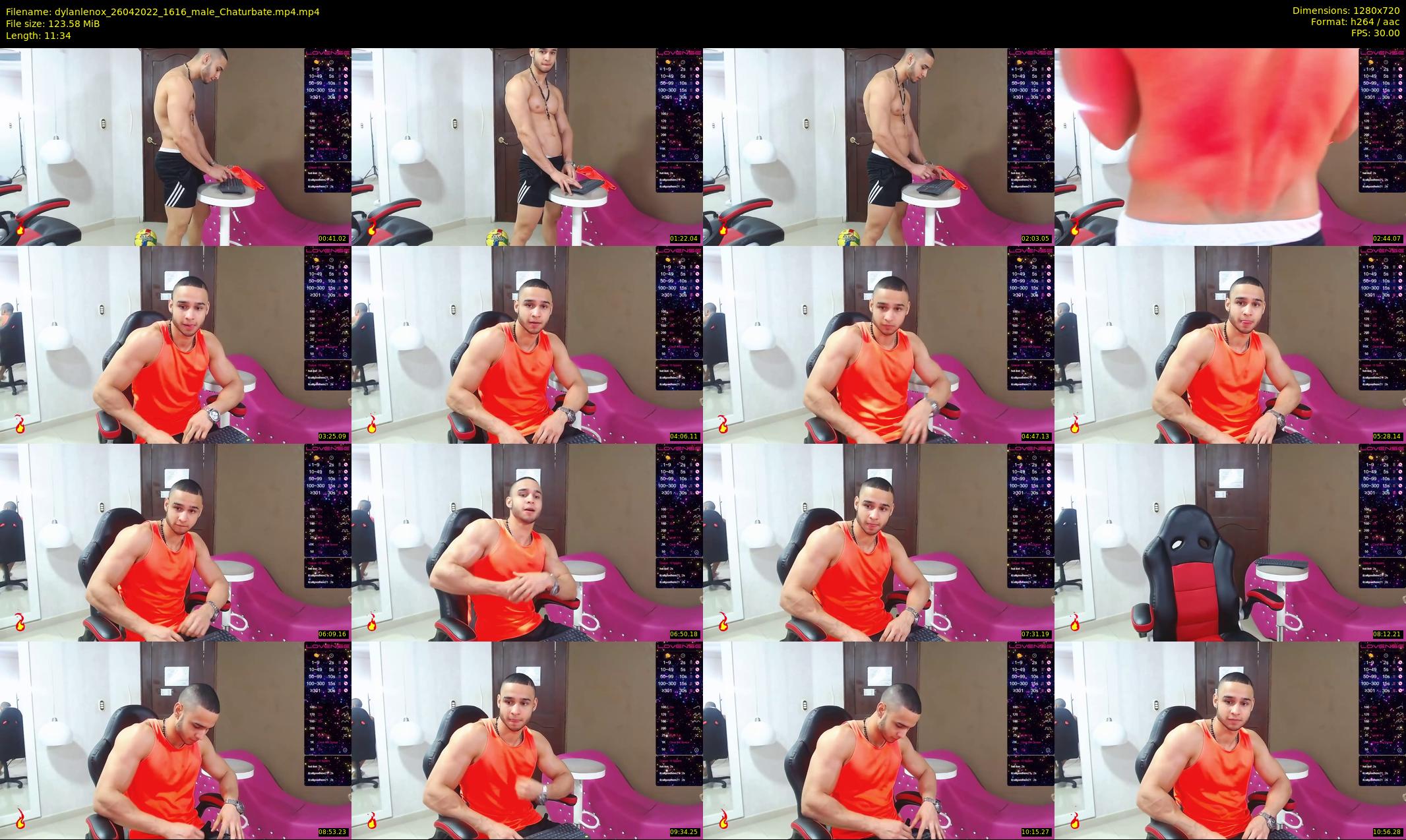 dylanlenox — 12 minute Chaturbate male cam show recording, 720p, Apr 26, 2022